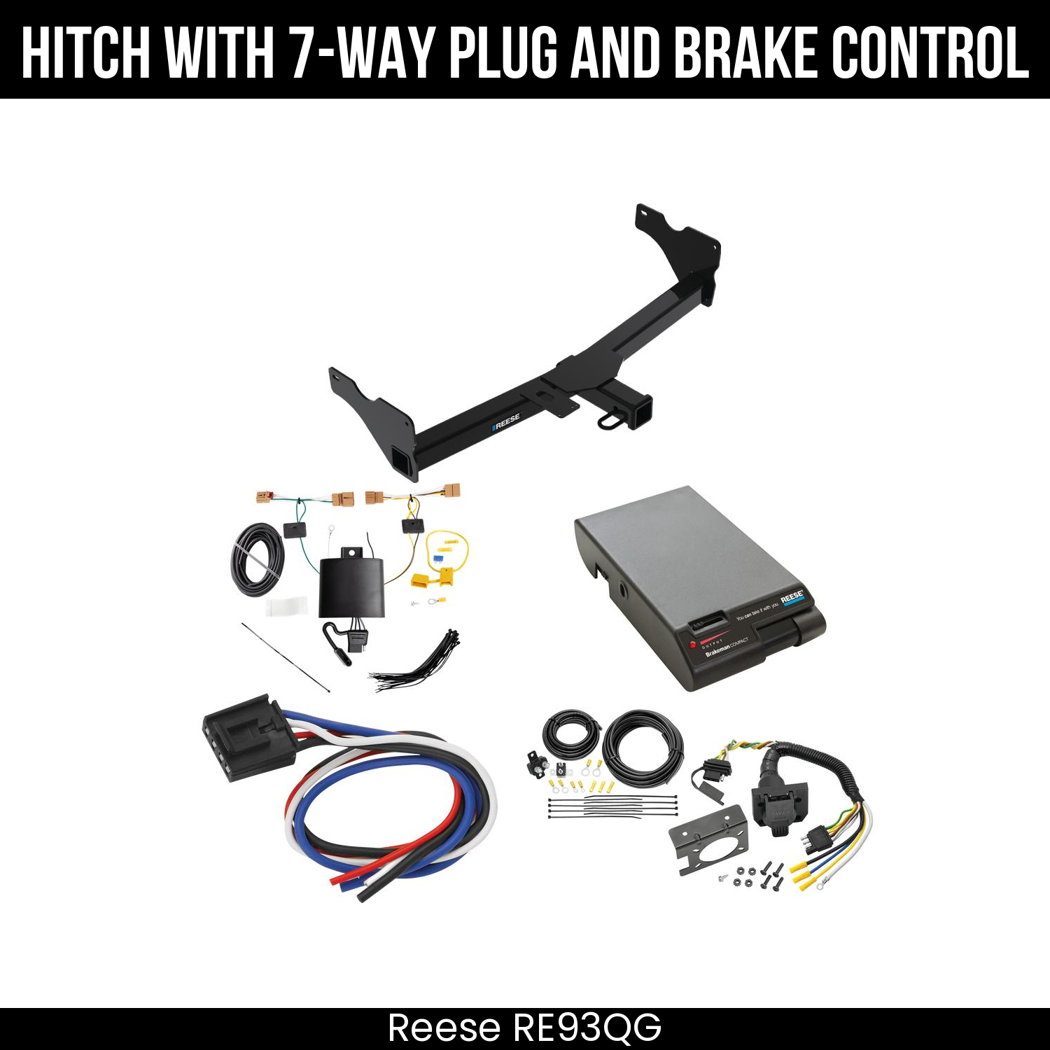 Trailer Hitch , 7-Way , Reese Brakeman Brake Control