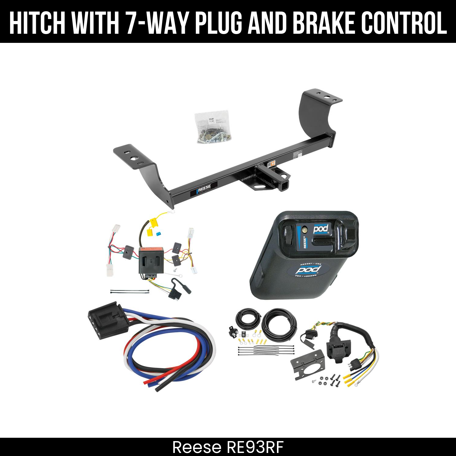 Trailer Hitch , 7-Way , Reese POD Brake Control