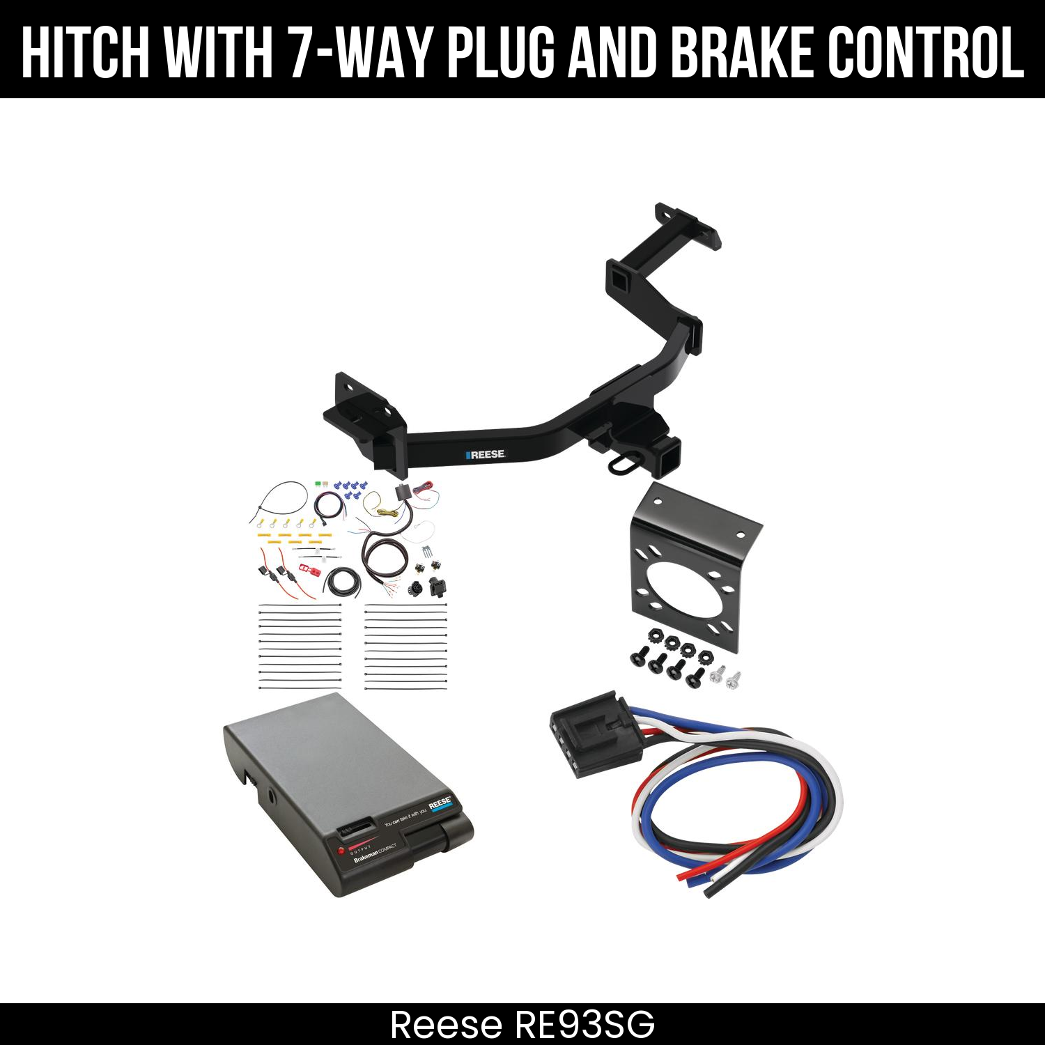 Trailer Hitch , 7-Way , Reese Brakeman Brake Control