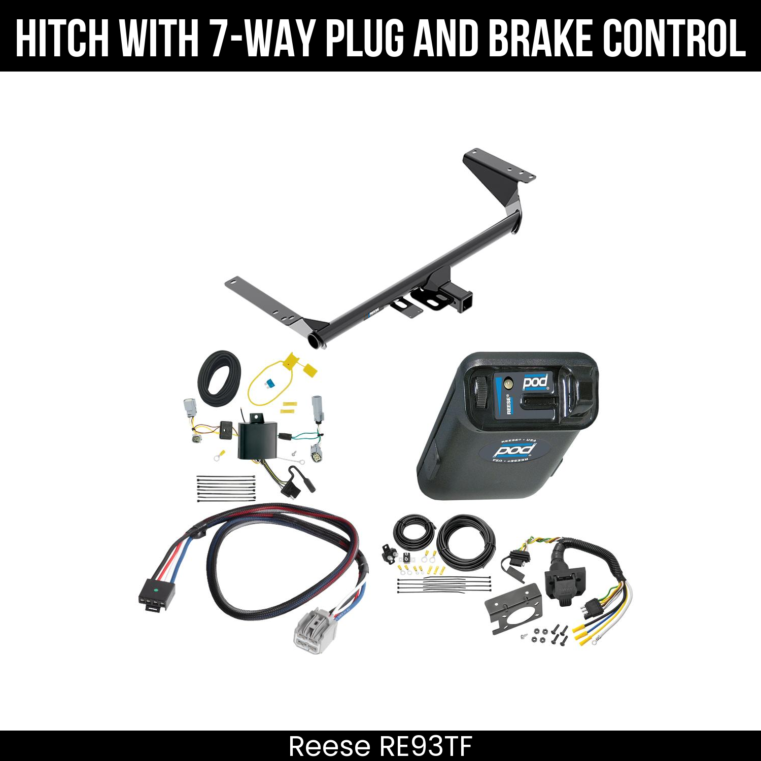 Trailer Hitch , 7-Way , Reese POD Brake Control
