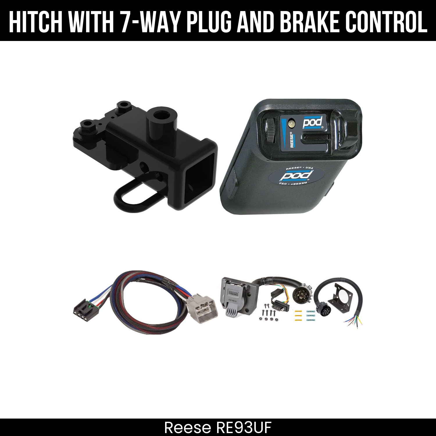 Trailer Hitch , 7-Way , Reese POD Brake Control