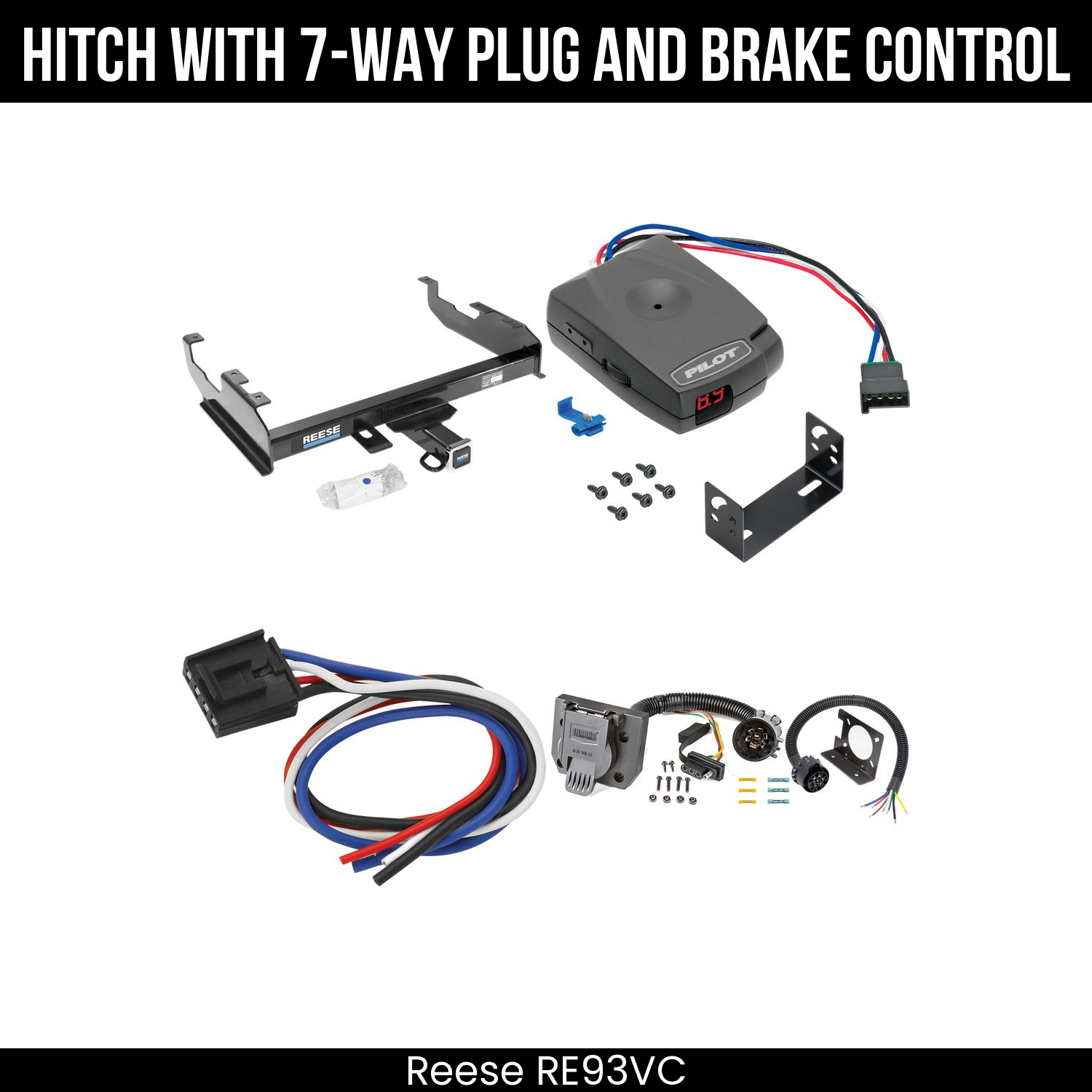 Trailer Hitch , 7-Way , Pro Series Pilot Brake Control