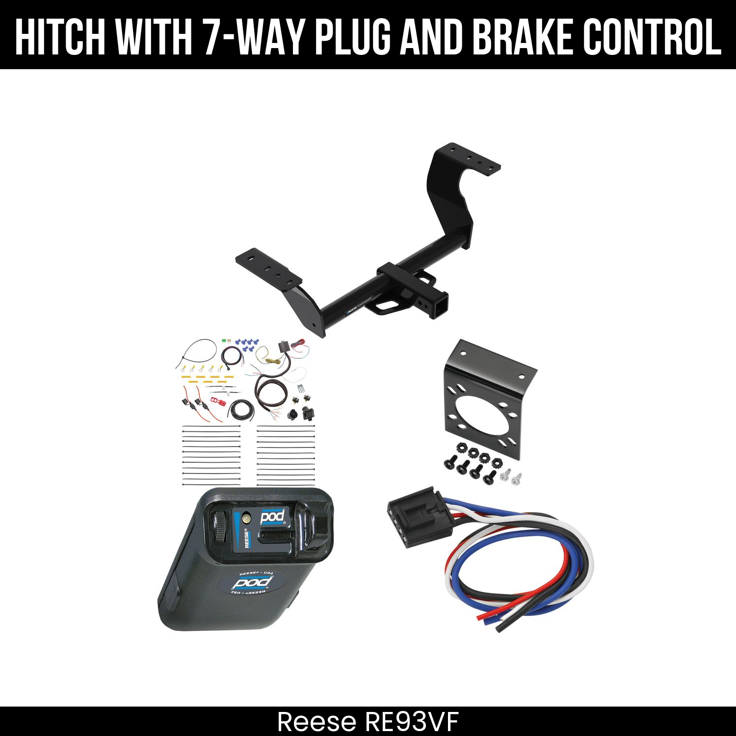 Trailer Hitch , 7-Way , Reese POD Brake Control