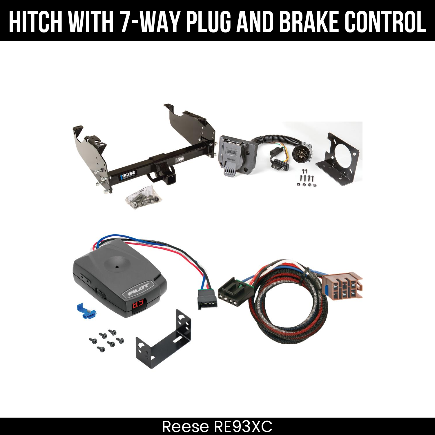 Trailer Hitch , 7-Way , Pro Series Pilot Brake Control