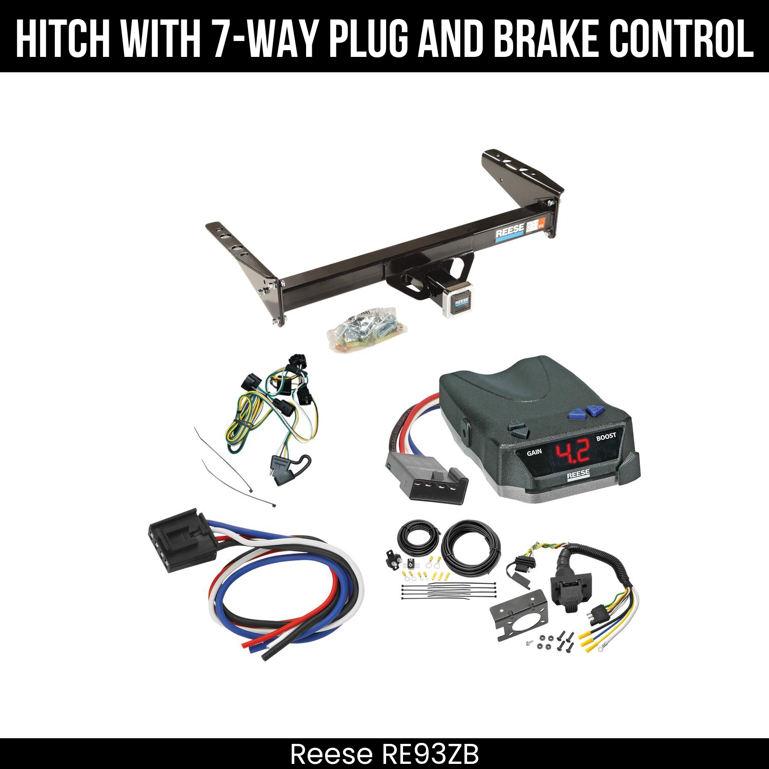Trailer Hitch , 7-Way , Reese Brake EVN Control