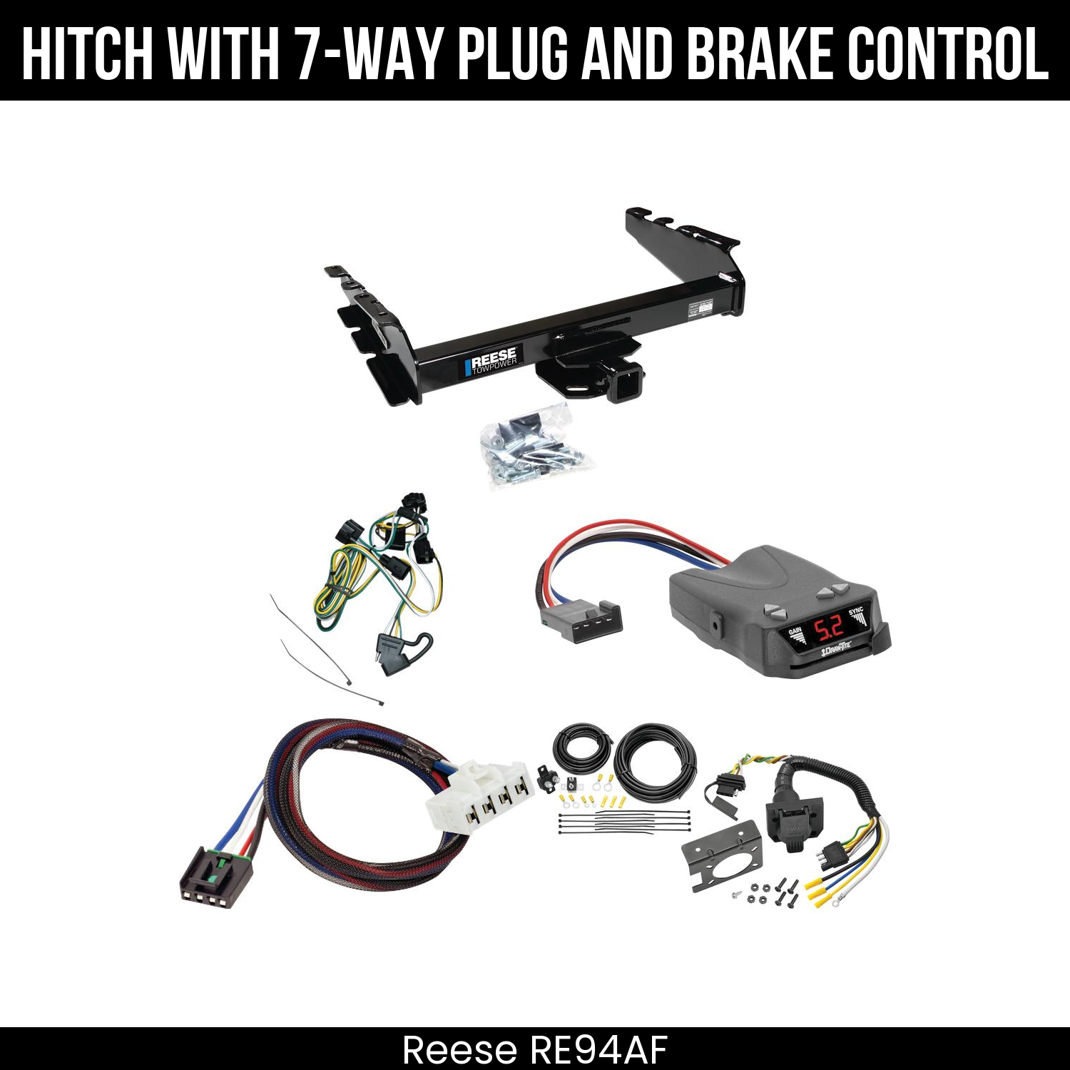 Trailer Hitch , 7-Way , Draw-Tite Activator IV Brake Control