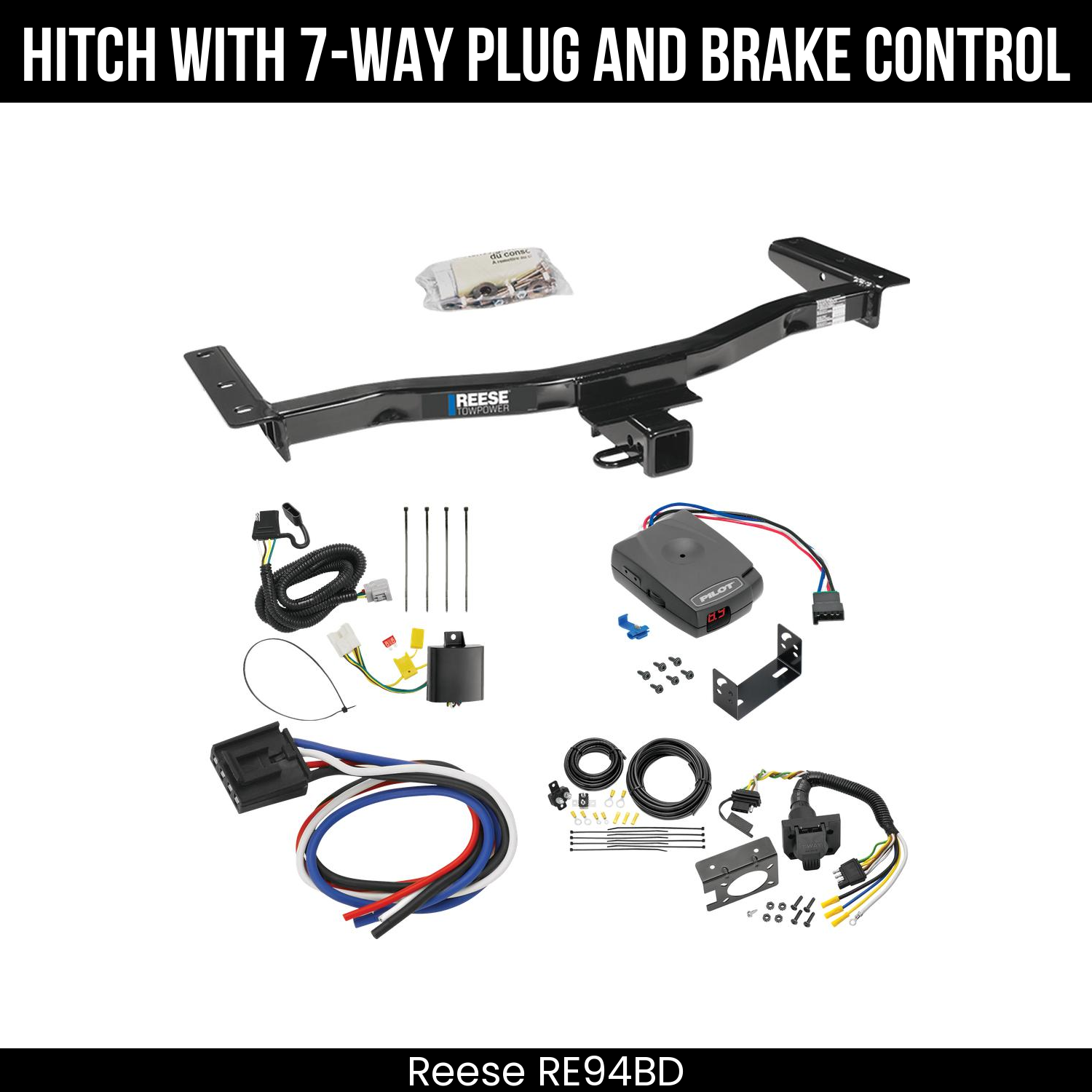 Trailer Hitch , 7-Way , Pro Series Pilot Brake Control