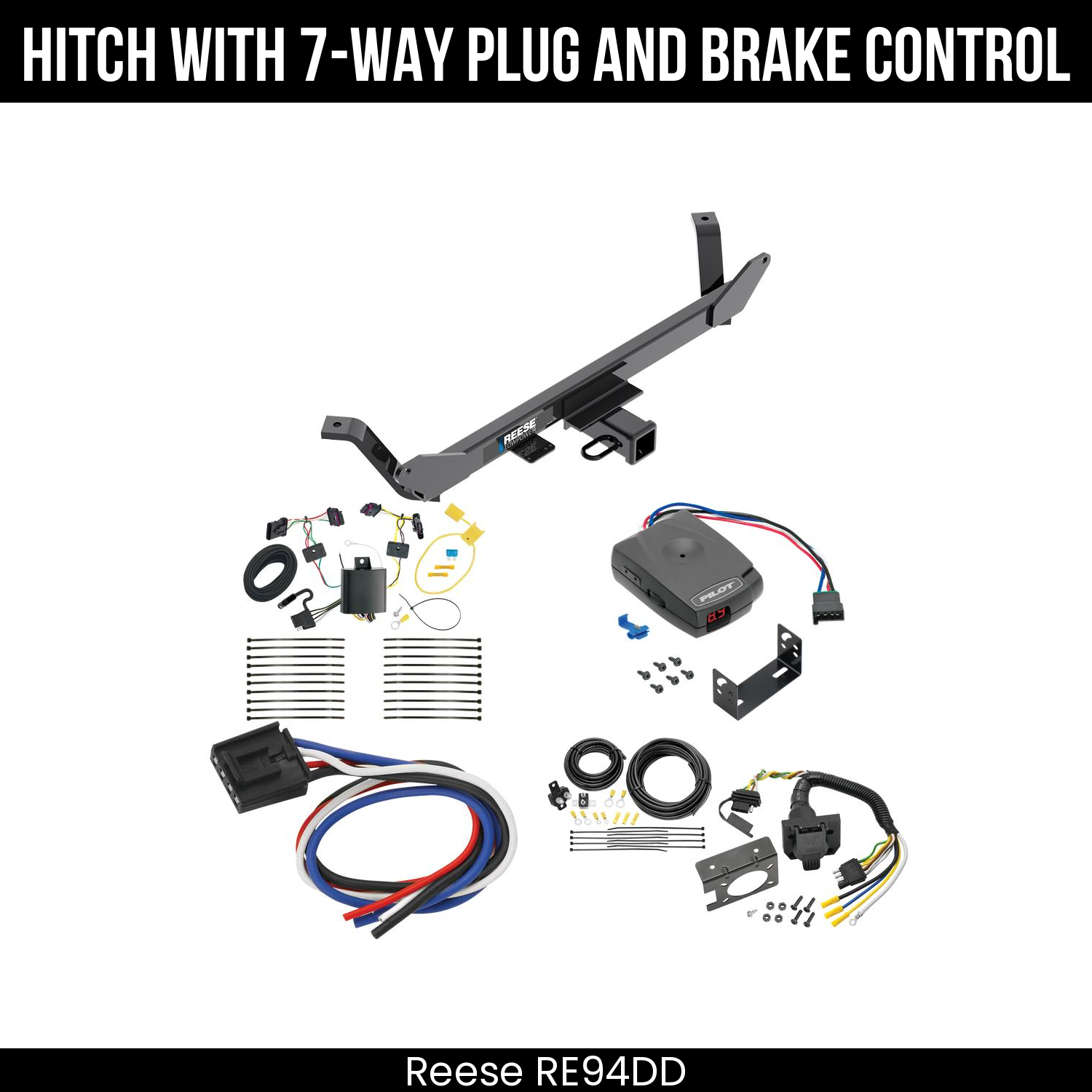 Trailer Hitch , 7-Way , Pro Series Pilot Brake Control