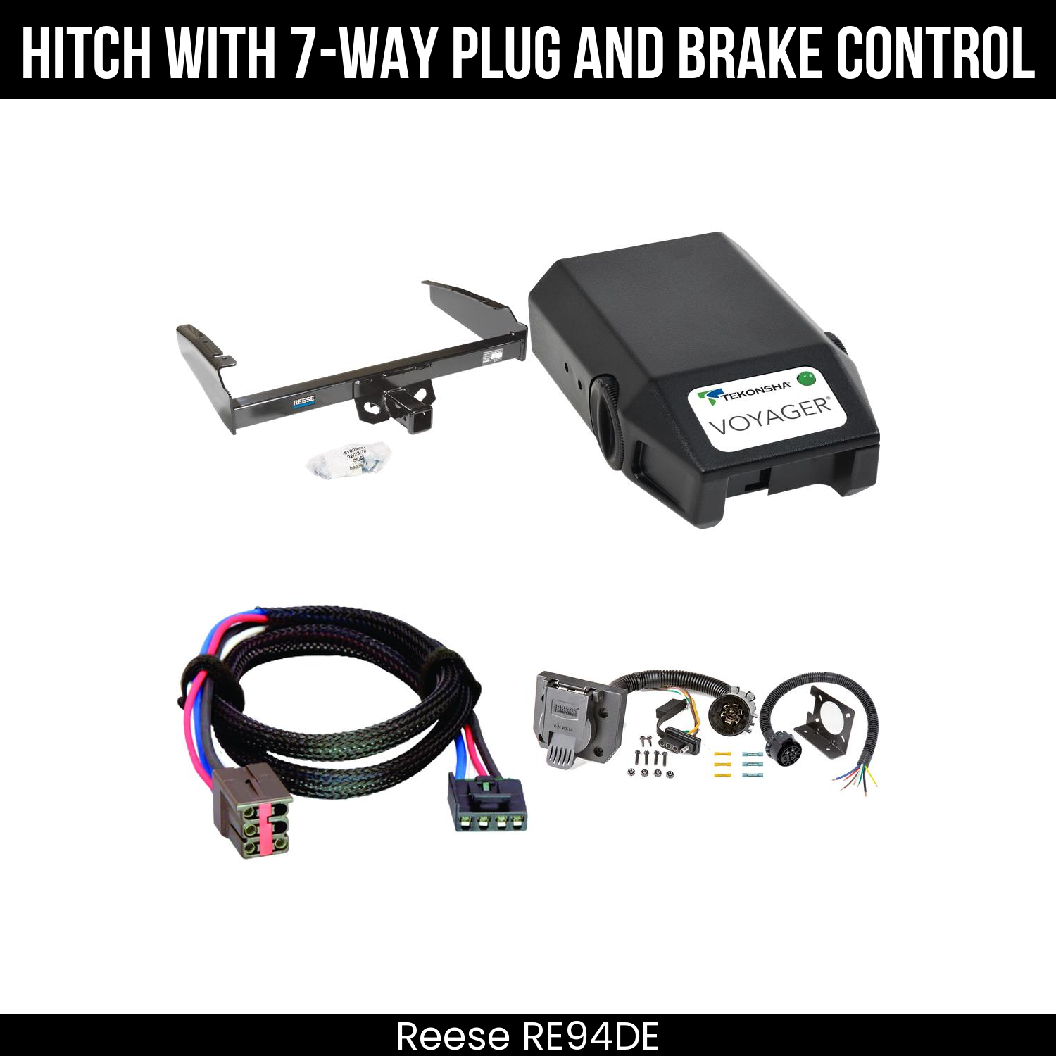 Trailer Hitch , 7-Way , Tekonsha Voyager Brake Control