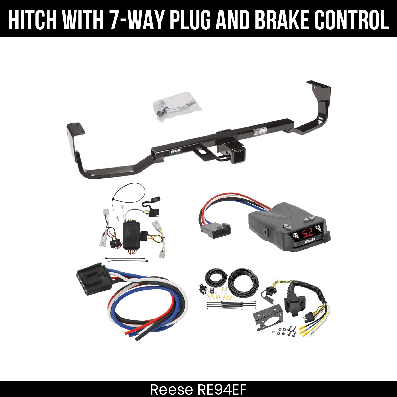 Trailer Hitch , 7-Way , Draw-Tite Activator IV Brake Control