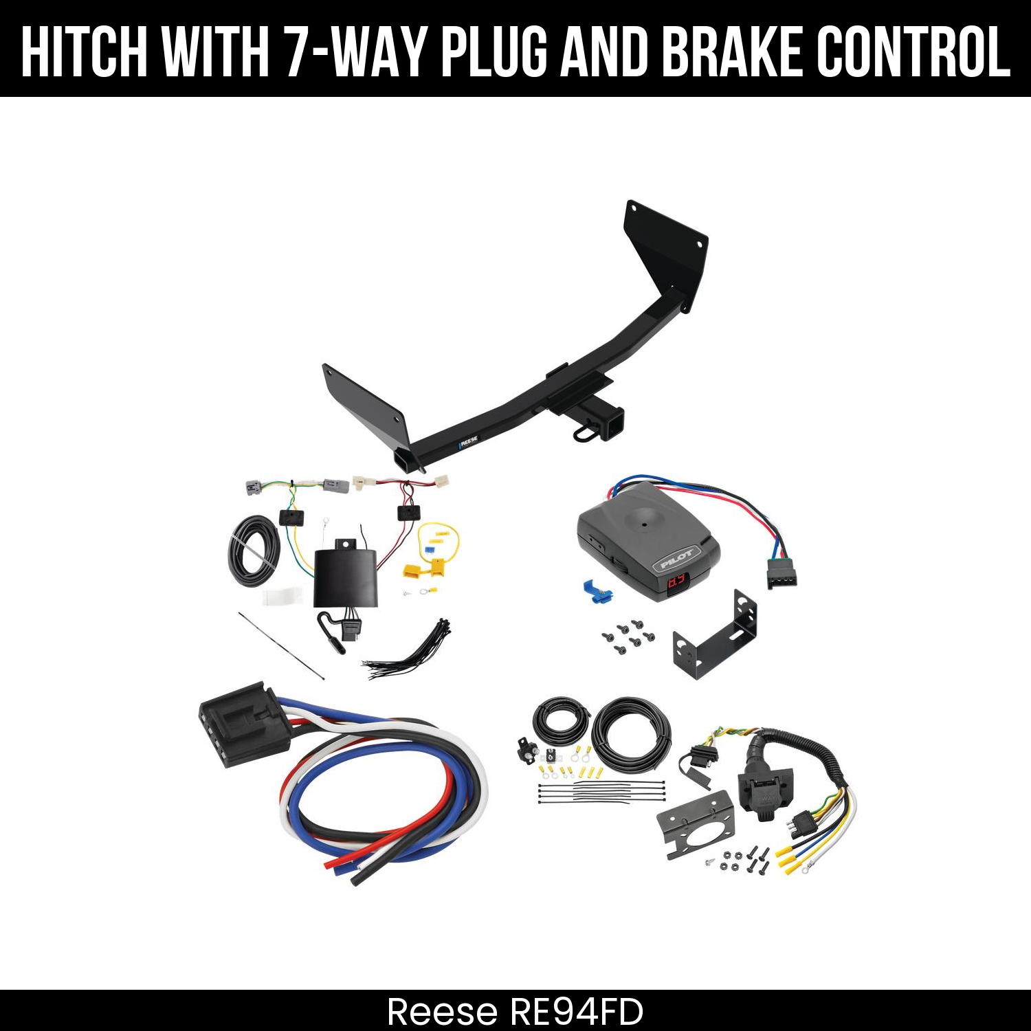 Trailer Hitch , 7-Way , Pro Series Pilot Brake Control