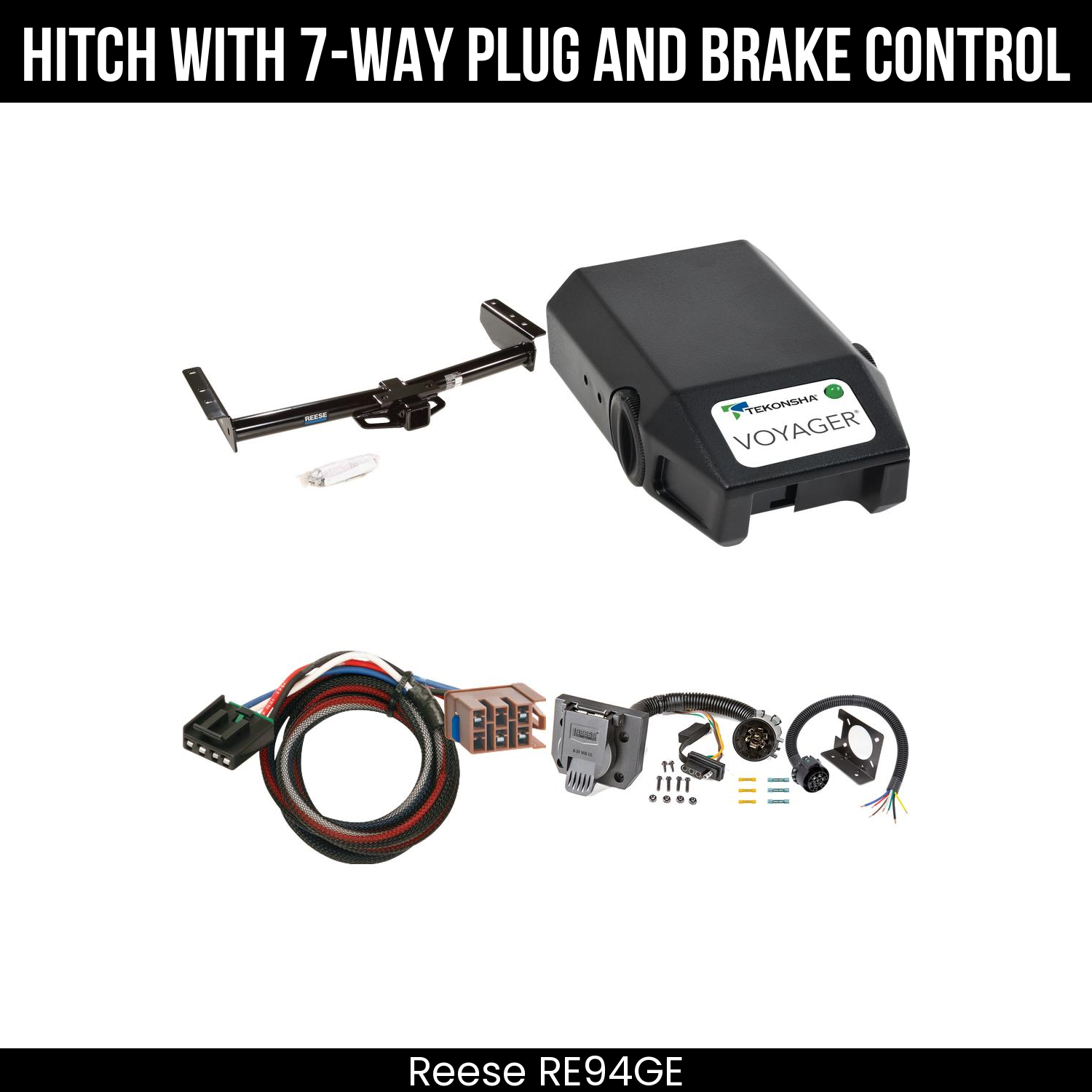 Trailer Hitch , 7-Way , Tekonsha Voyager Brake Control