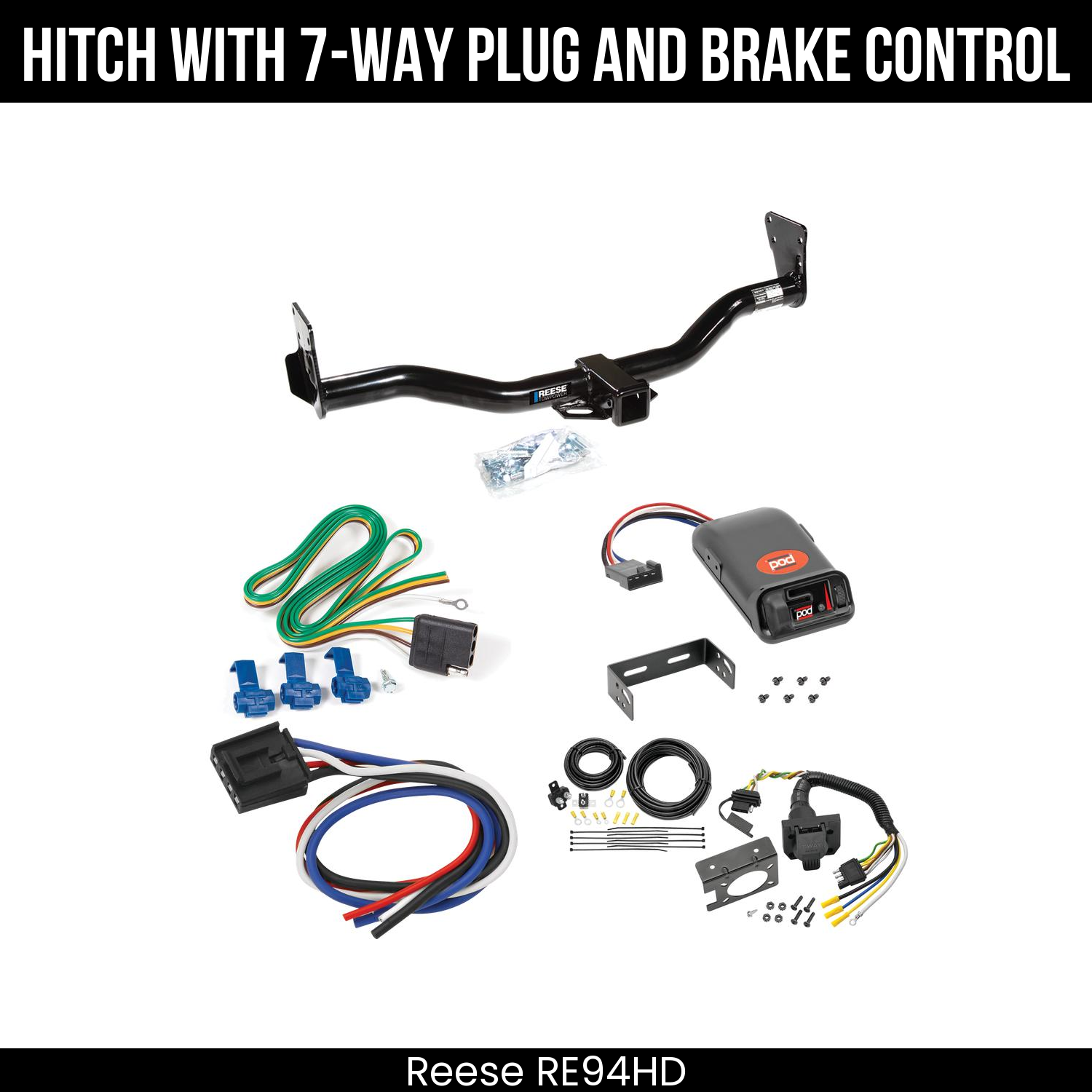 Trailer Hitch , 7-Way , Pro Series POD Brake Control