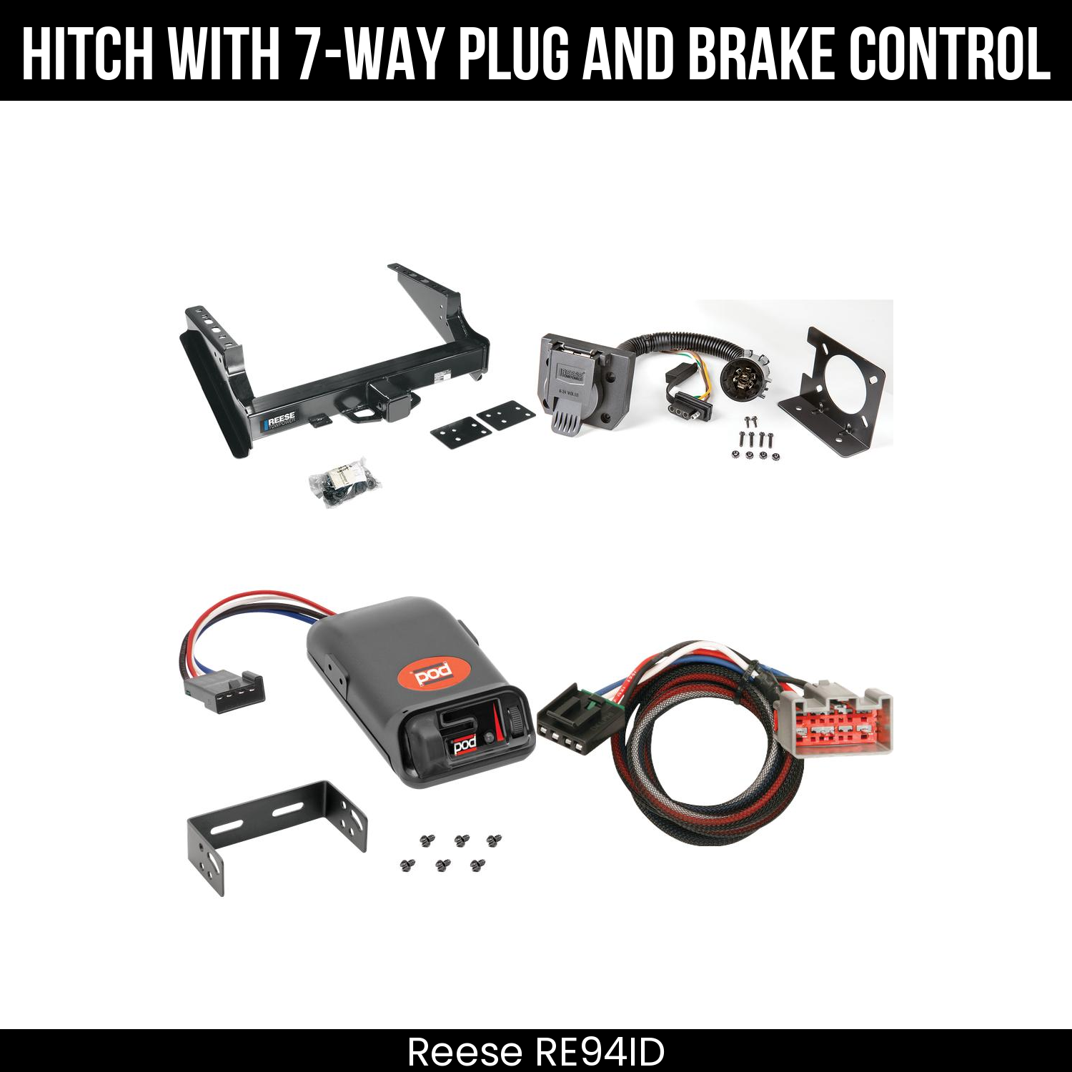 Trailer Hitch , 7-Way , Pro Series POD Brake Control