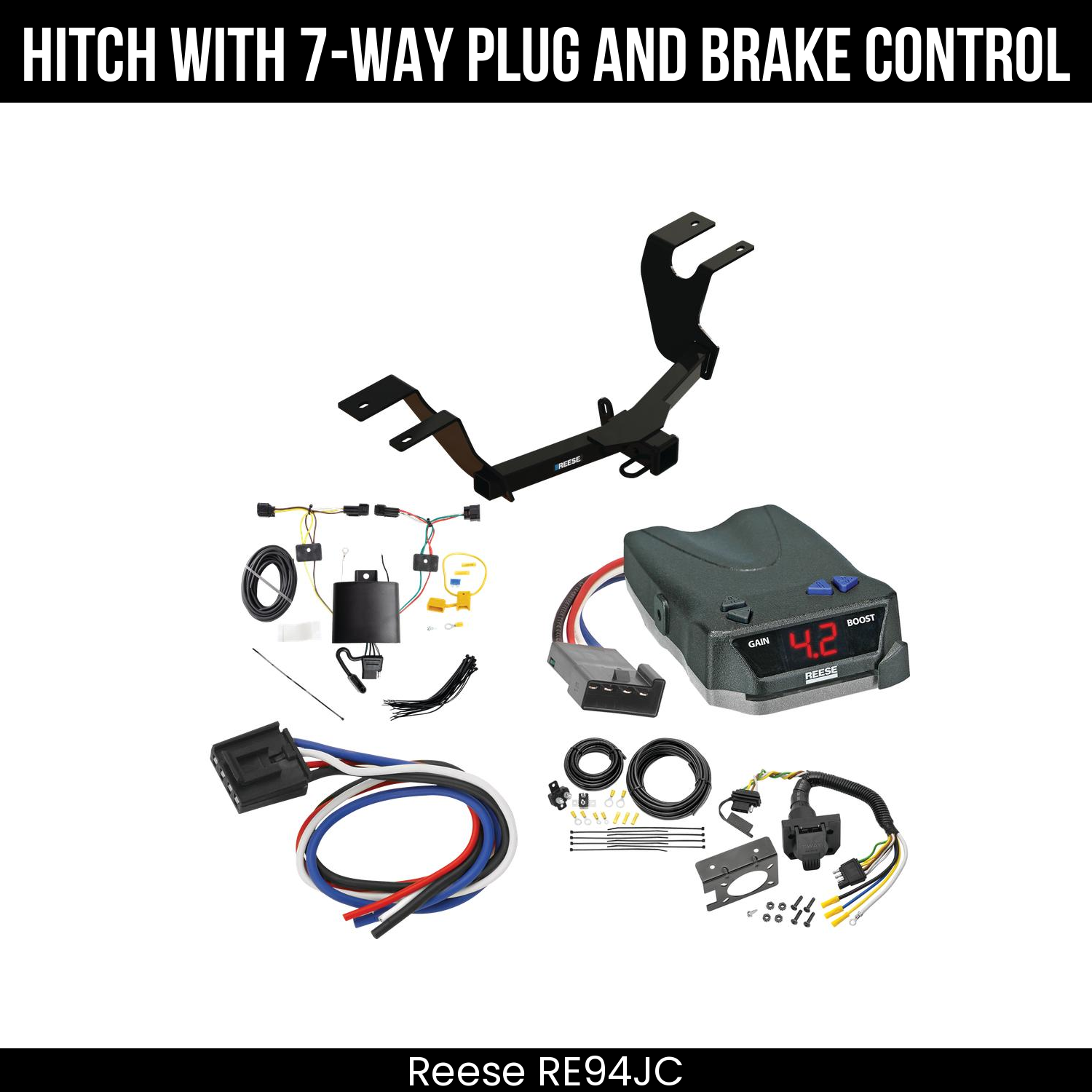 Trailer Hitch , 7-Way , Reese Brake EVN Control