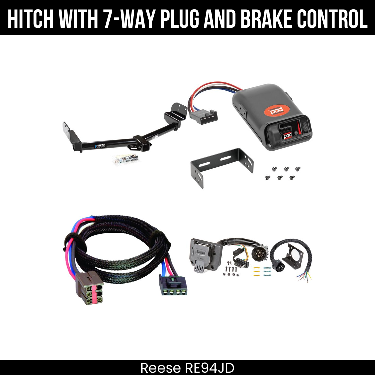 Trailer Hitch , 7-Way , Pro Series POD Brake Control