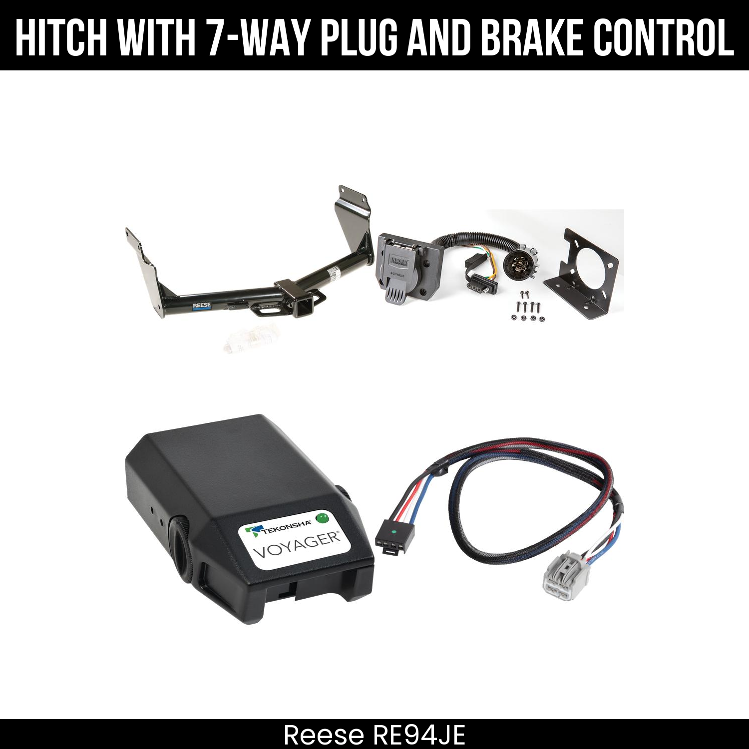 Trailer Hitch , 7-Way , Tekonsha Voyager Brake Control