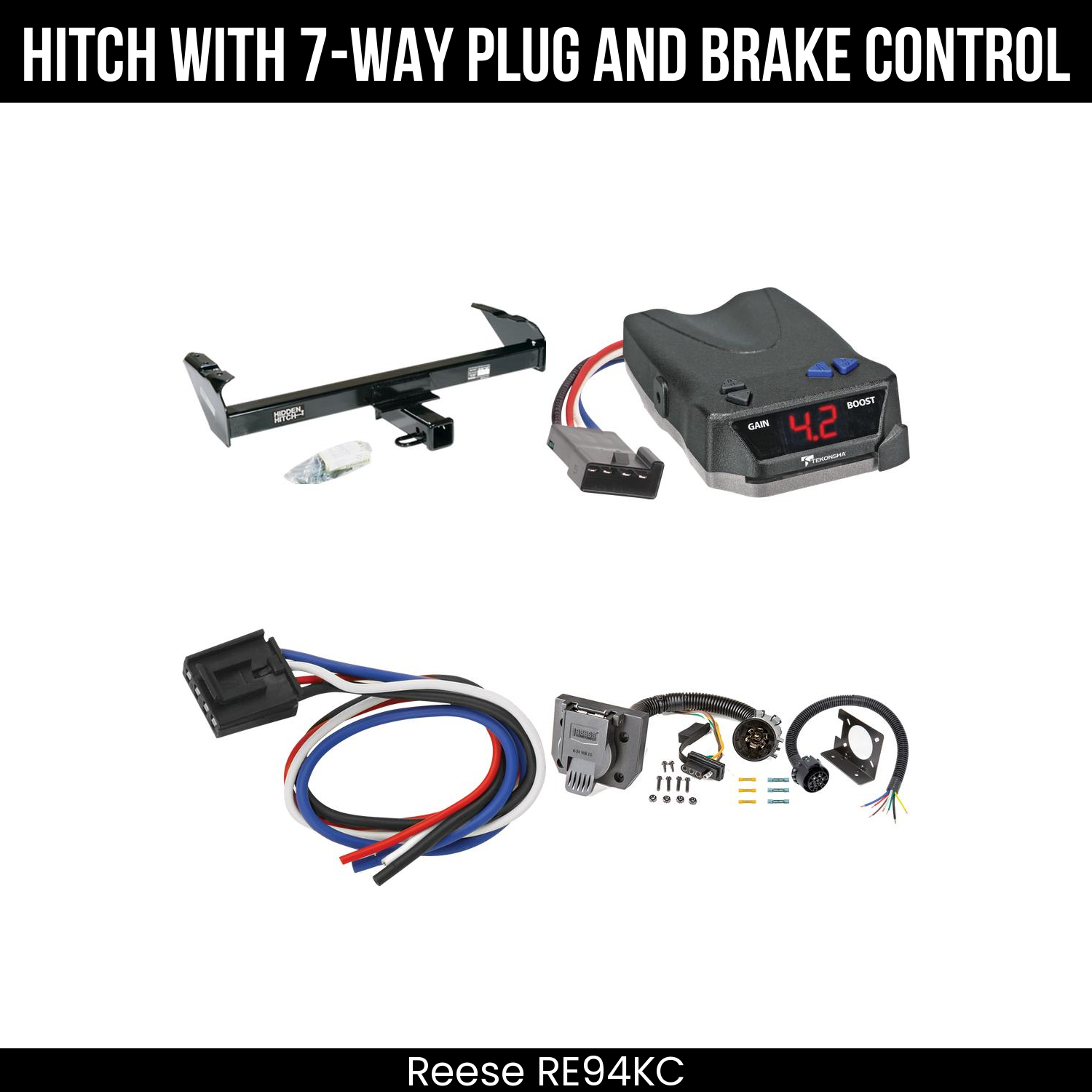 Trailer Hitch , 7-Way , Tekonsha Brake EVN Control