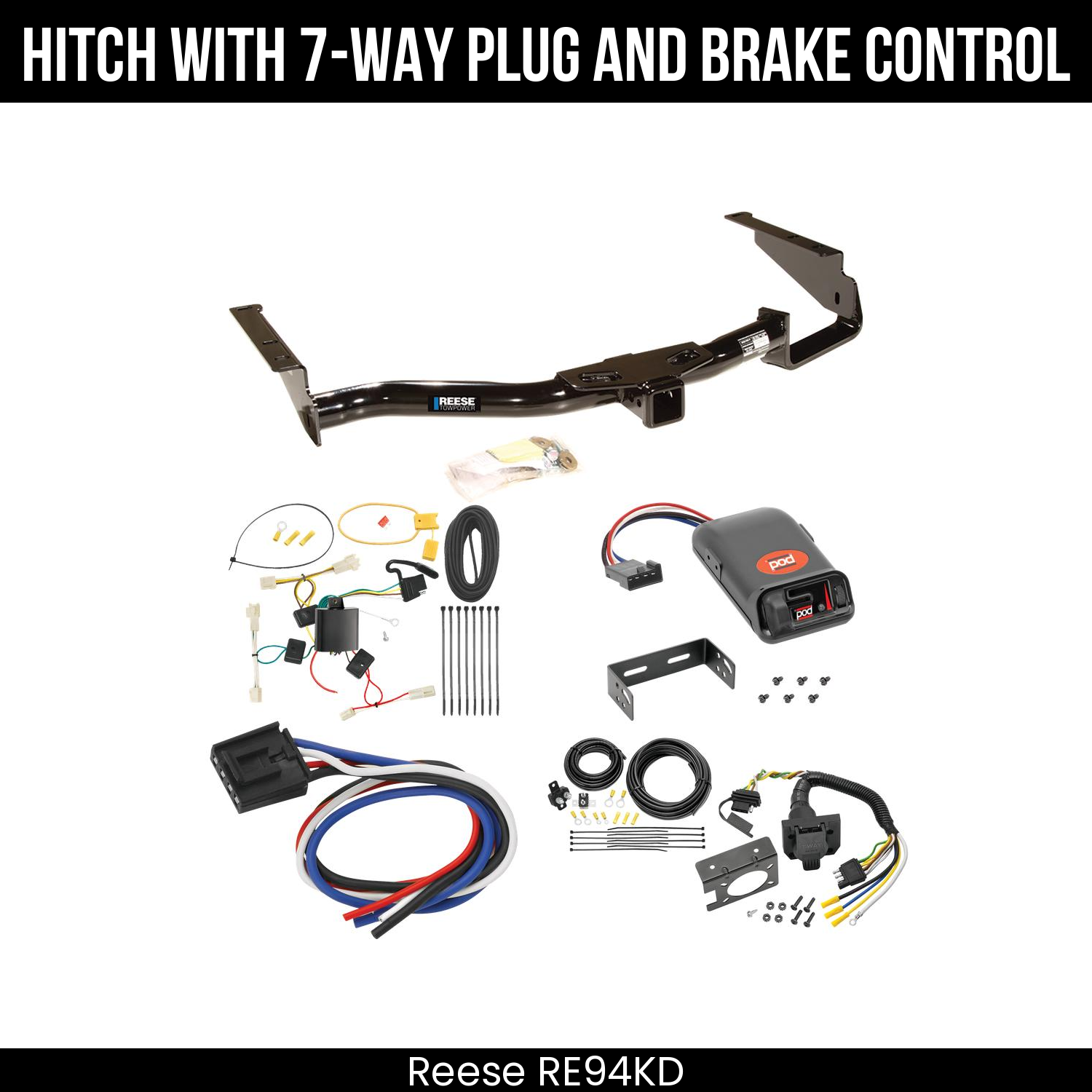 Trailer Hitch , 7-Way , Pro Series POD Brake Control