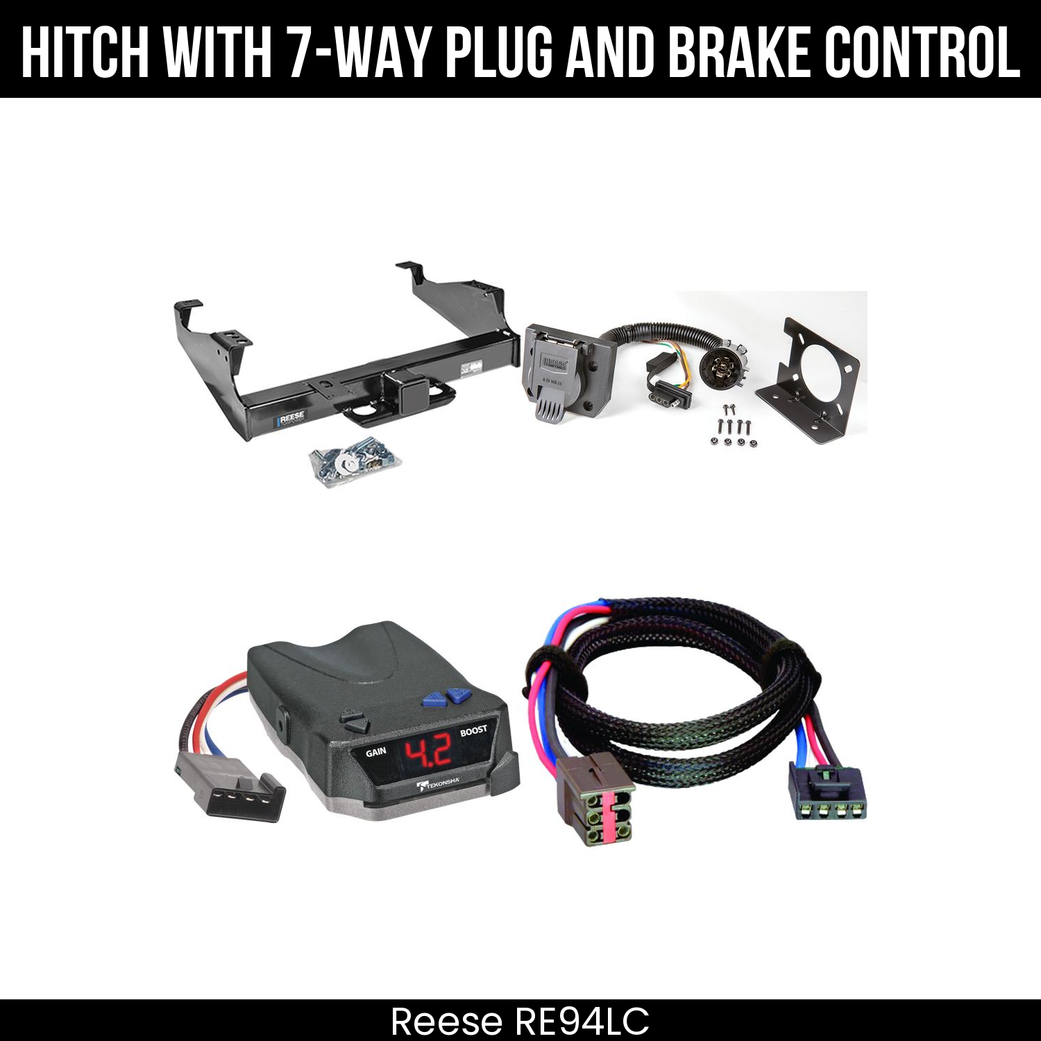 Trailer Hitch , 7-Way , Tekonsha Brake EVN Control
