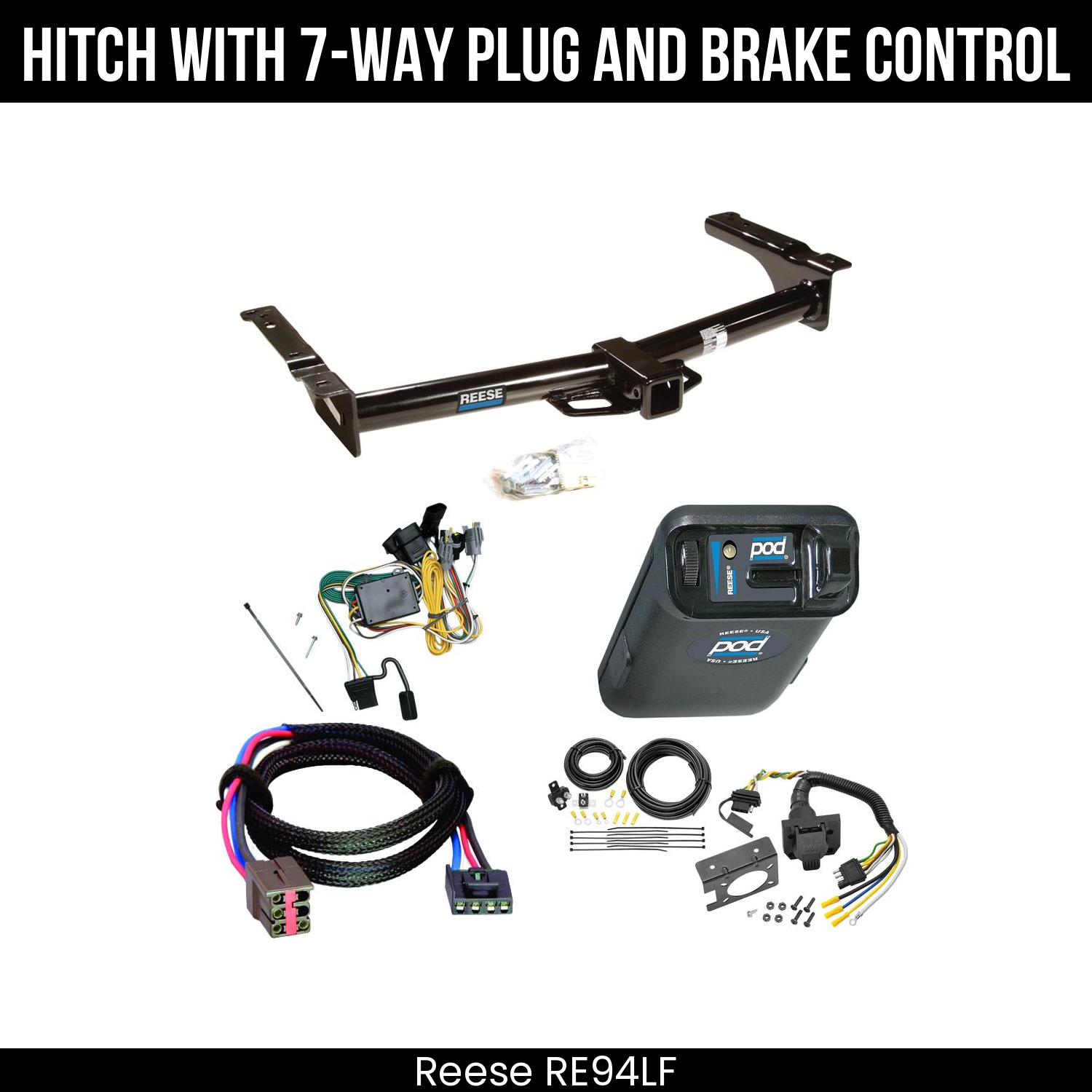 Trailer Hitch , 7-Way , Reese POD Brake Control