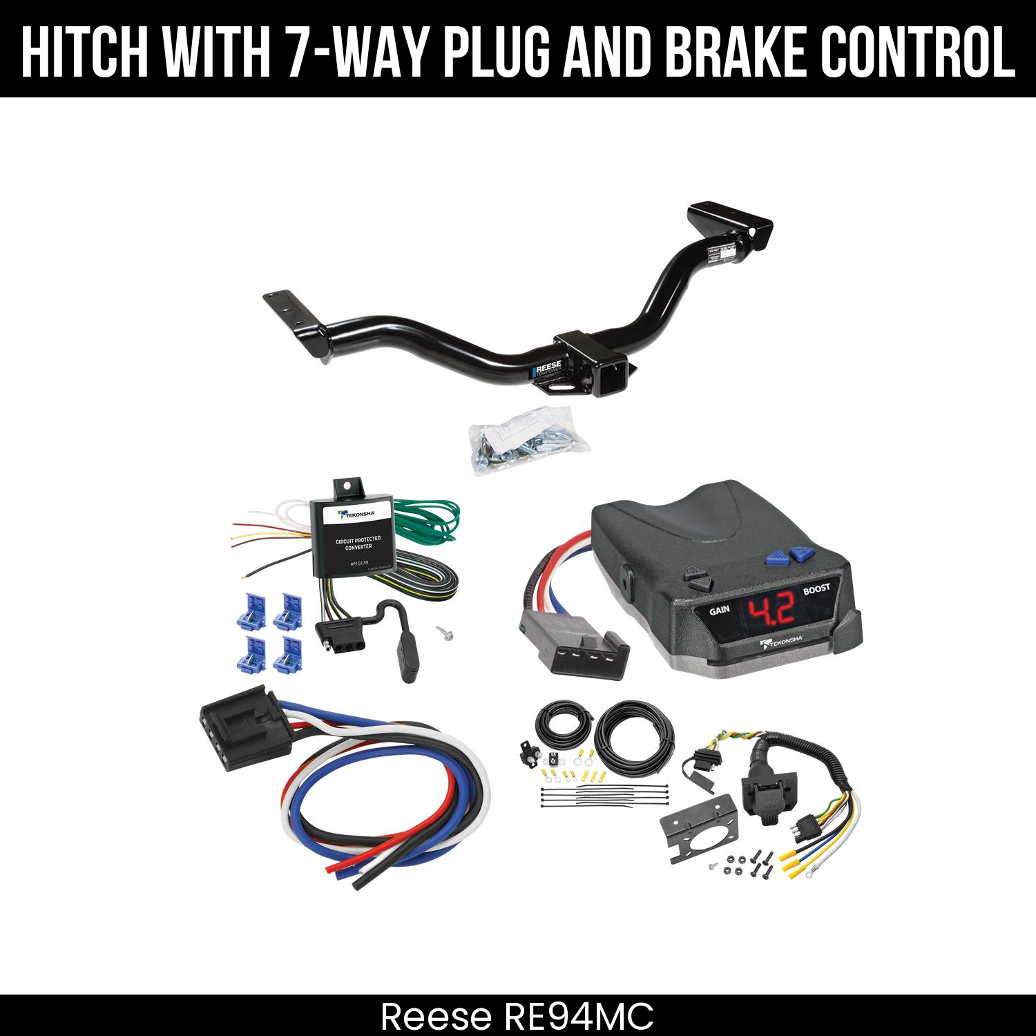 Trailer Hitch , 7-Way , Tekonsha Brake EVN Control
