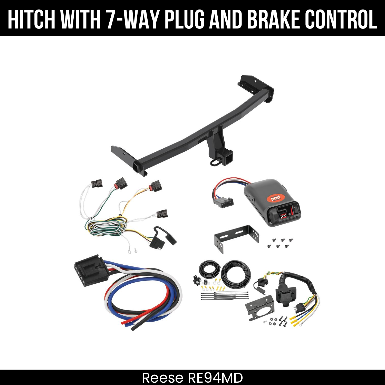 Trailer Hitch , 7-Way , Pro Series POD Brake Control