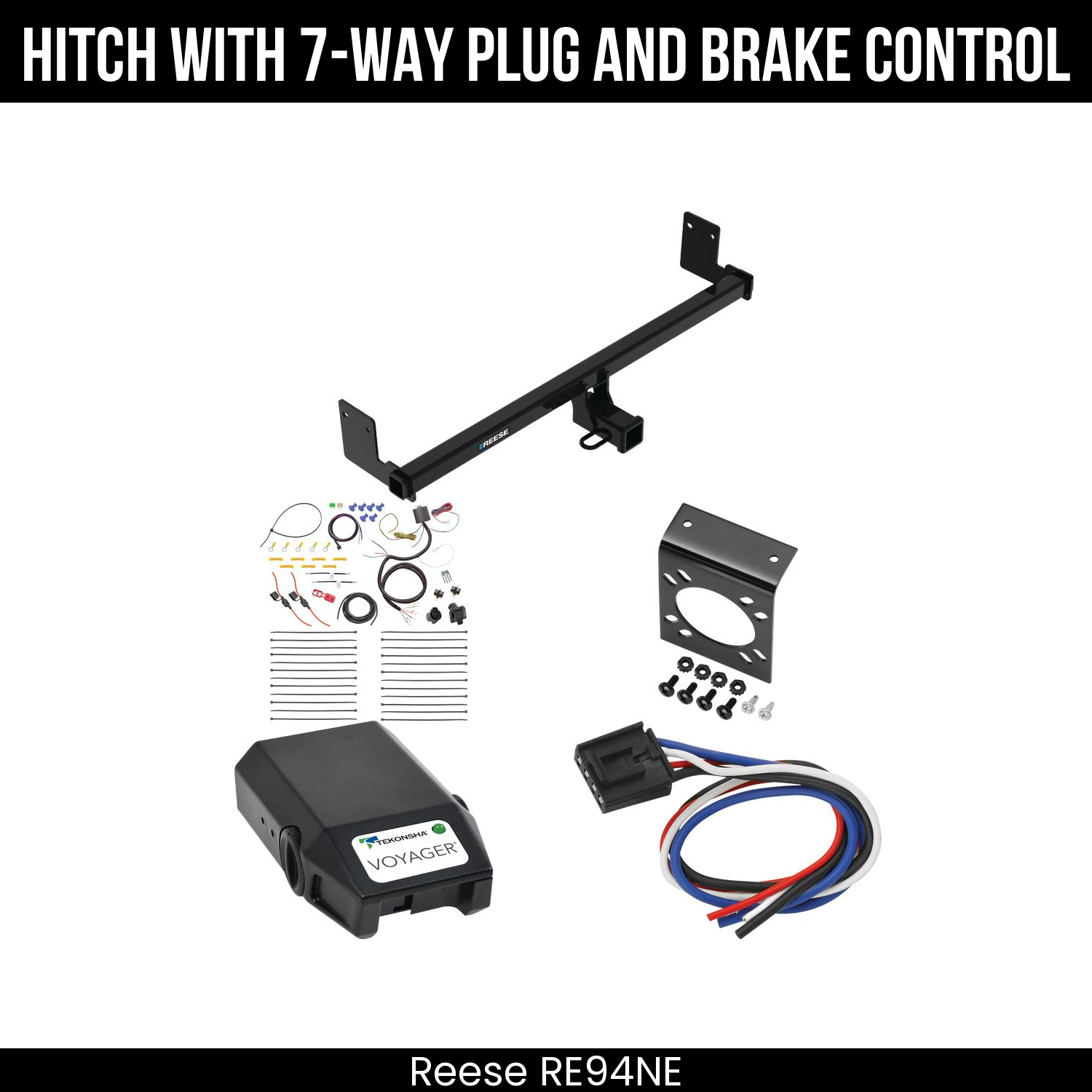 Trailer Hitch , 7-Way , Tekonsha Voyager Brake Control