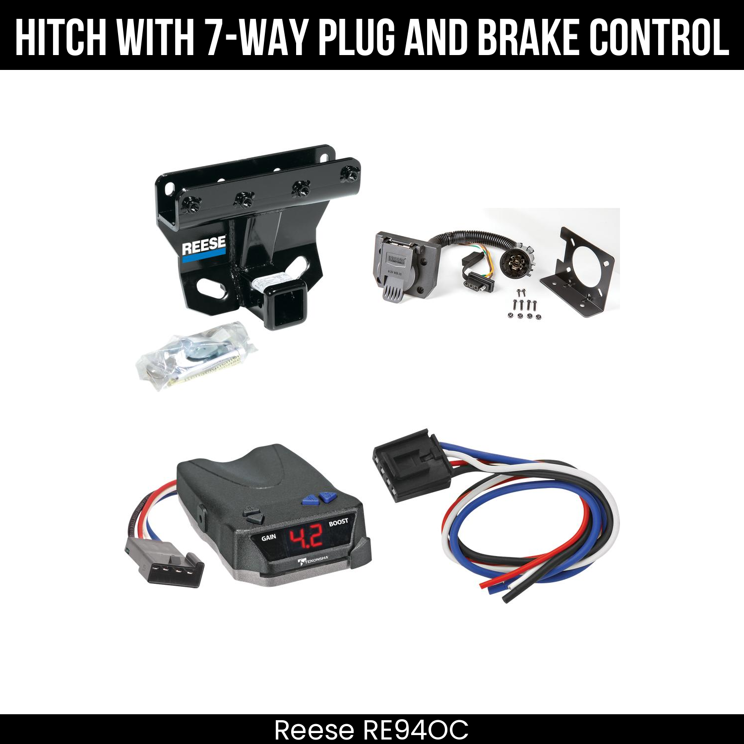 Trailer Hitch , 7-Way , Tekonsha Brake EVN Control