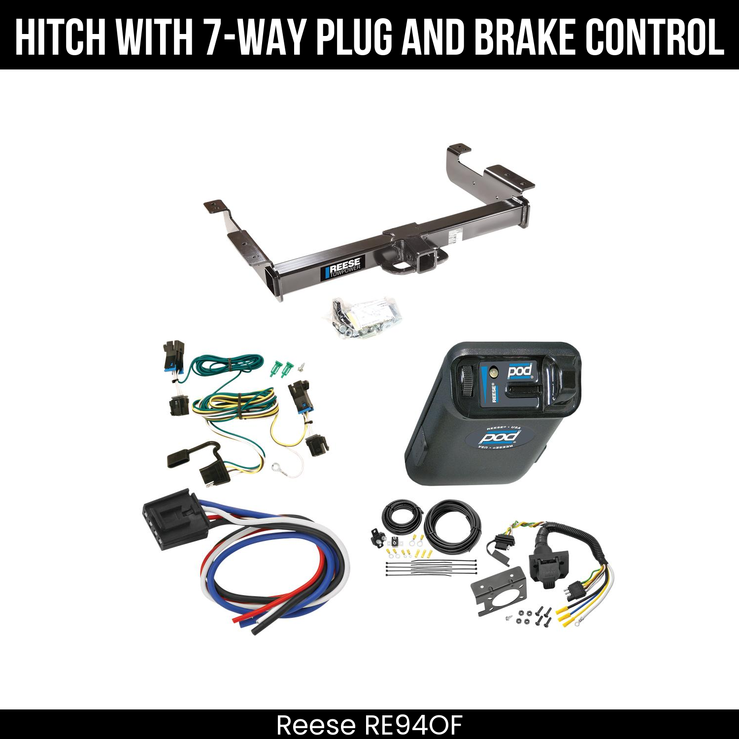 Trailer Hitch , 7-Way , Reese POD Brake Control
