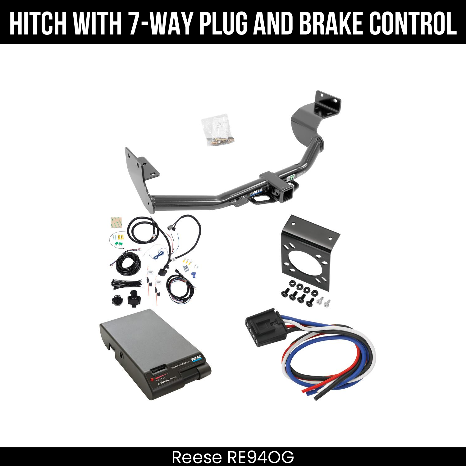 Trailer Hitch , 7-Way , Reese Brakeman Brake Control