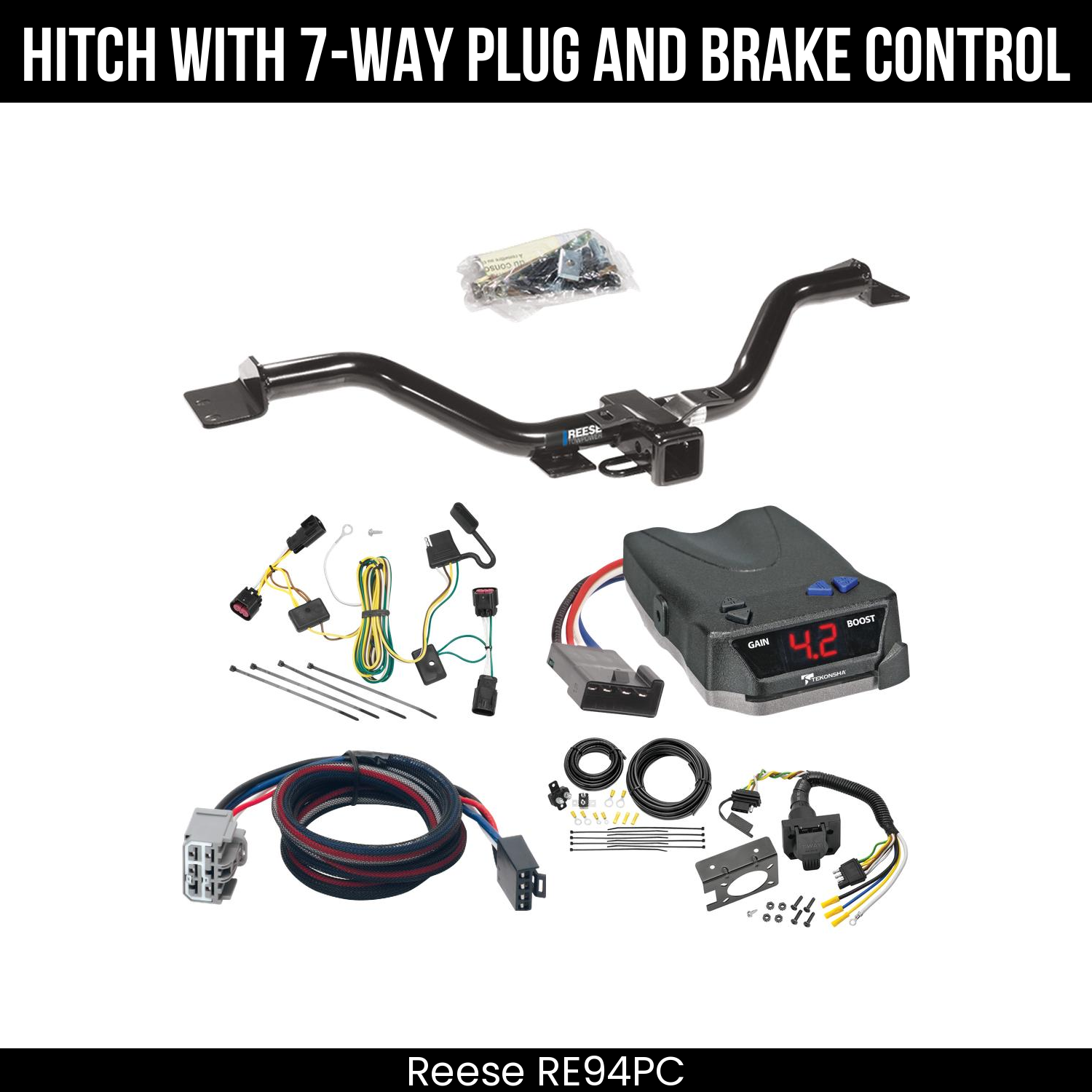 Trailer Hitch , 7-Way , Tekonsha Brake EVN Control