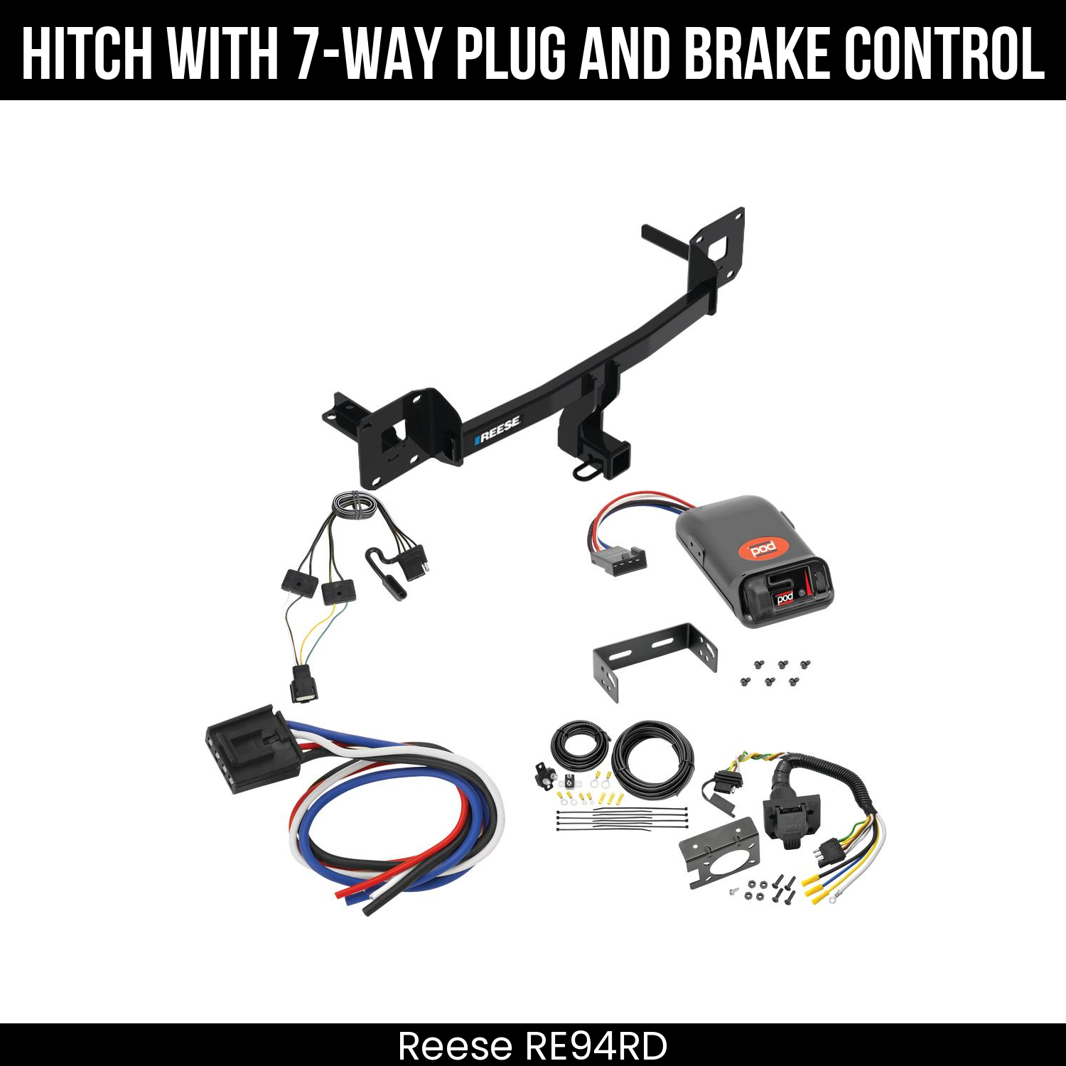 Trailer Hitch , 7-Way , Pro Series POD Brake Control