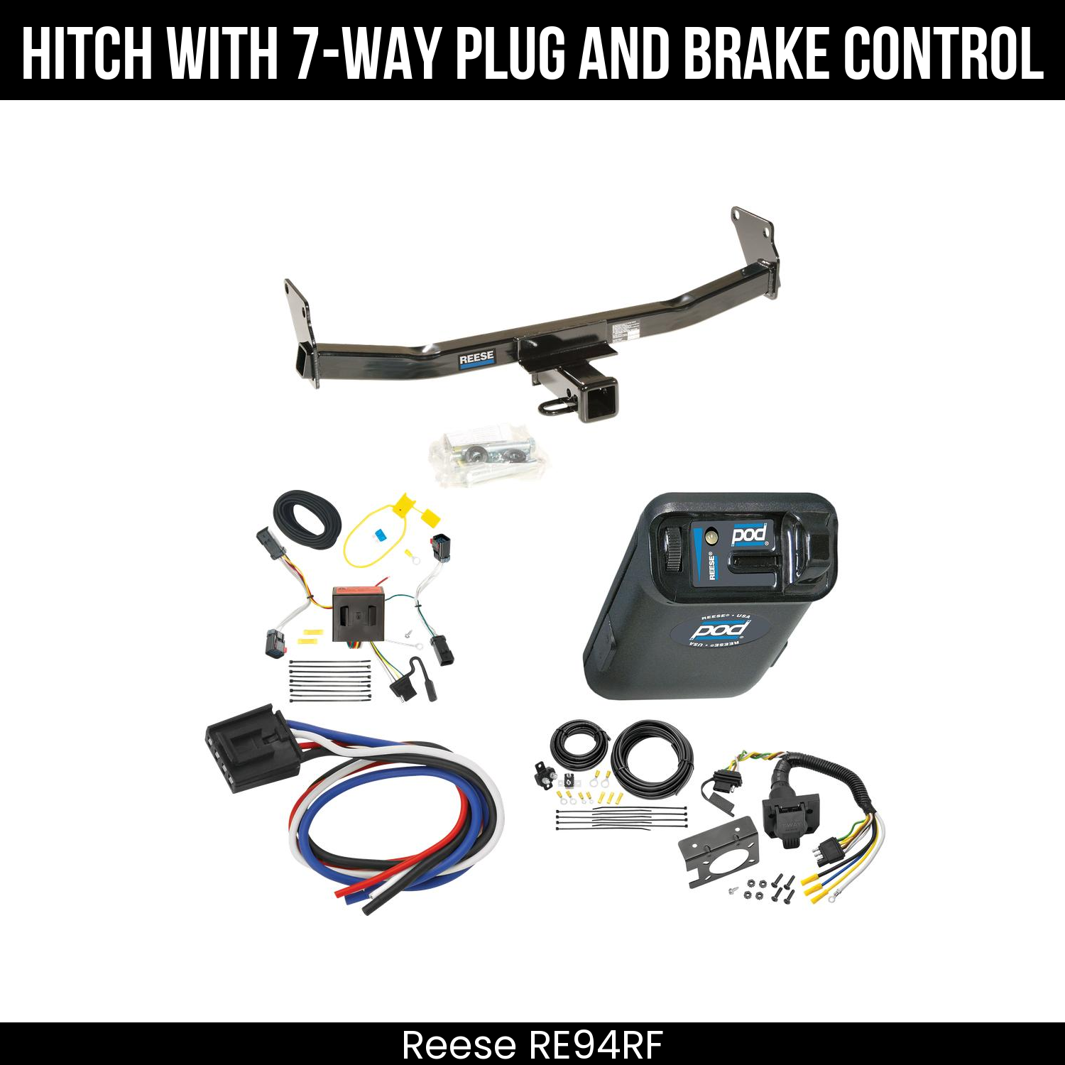 Trailer Hitch , 7-Way , Reese POD Brake Control