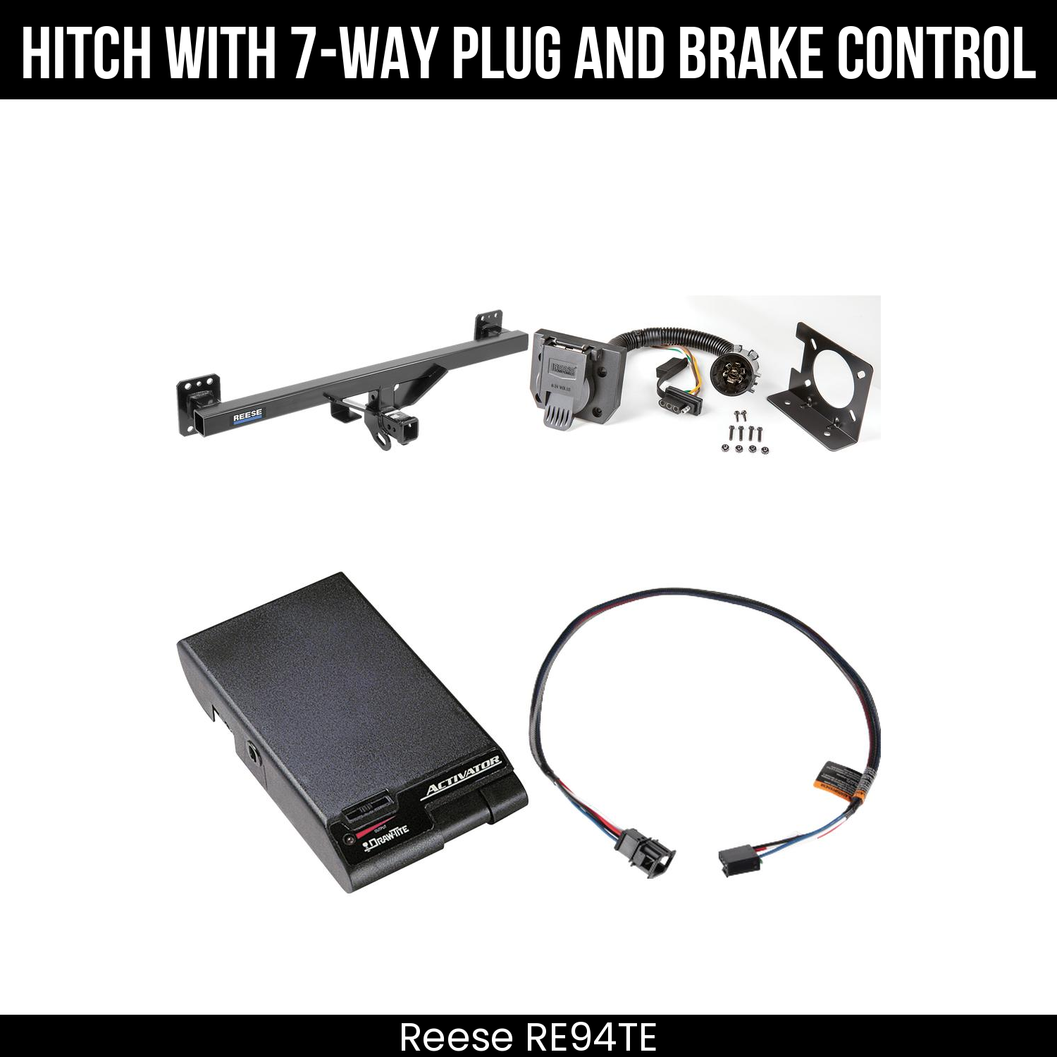 Trailer Hitch , 7-Way , Draw-Tite Activator Brake Control