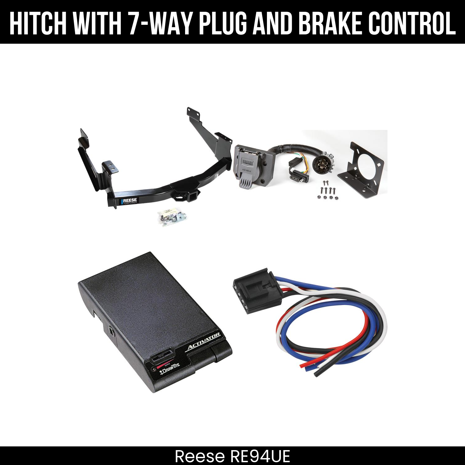 Trailer Hitch , 7-Way , Draw-Tite Activator Brake Control