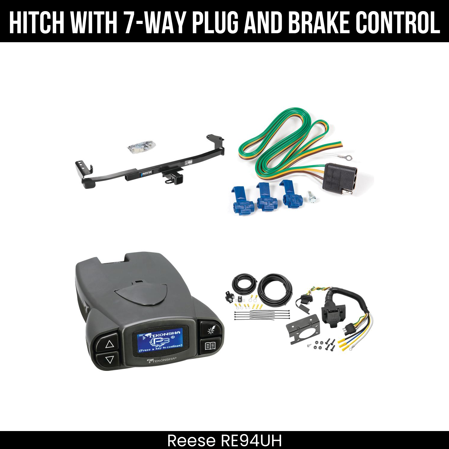 Trailer Hitch , 7-Way , Tekonsha Prodigy P3 Brake Control
