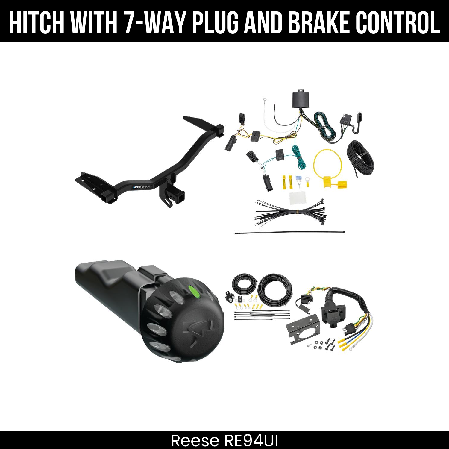 Trailer Hitch , 7-Way , Tekonsha Voyager iD Smart Brake Control