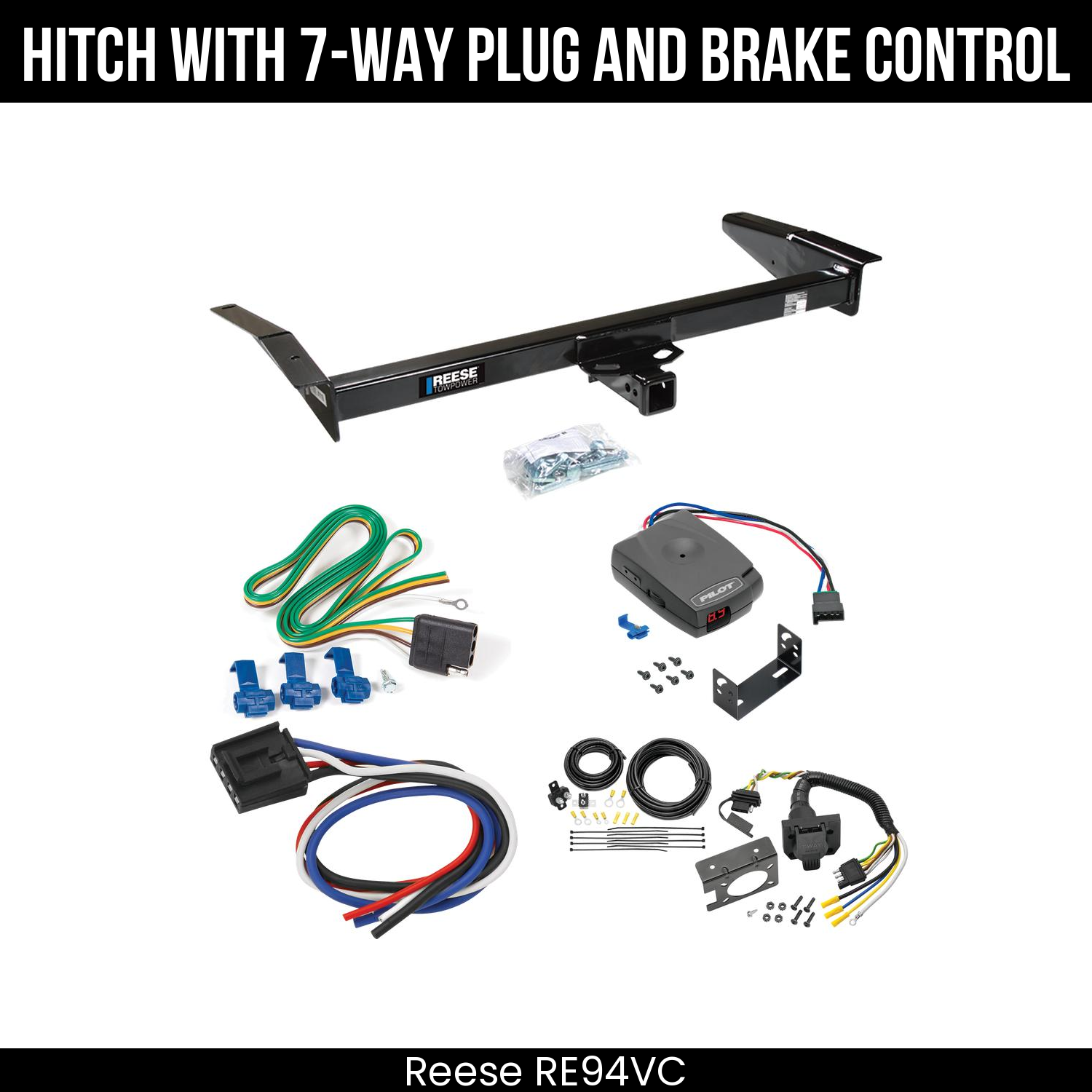 Trailer Hitch , 7-Way , Pro Series Pilot Brake Control