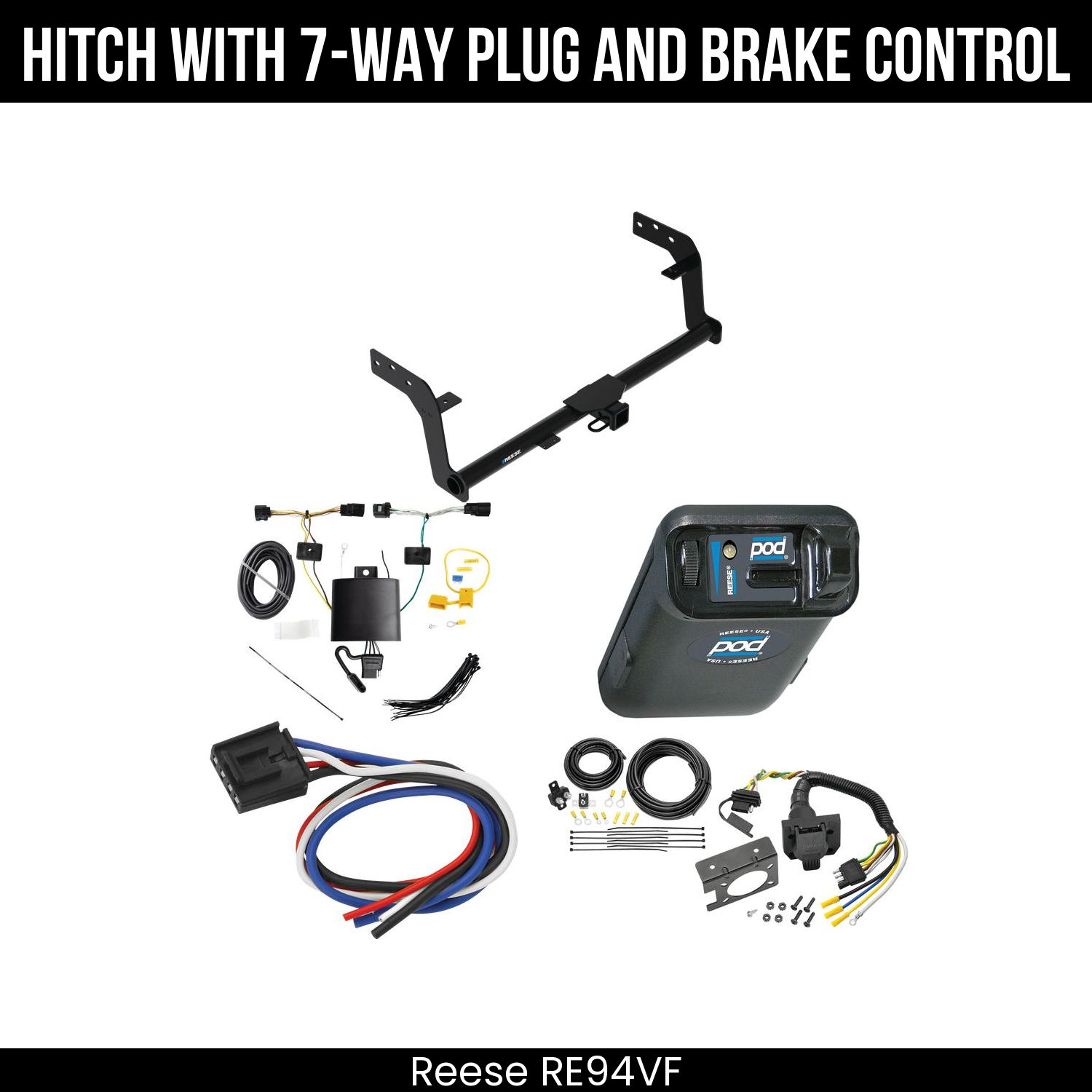 Trailer Hitch , 7-Way , Reese POD Brake Control