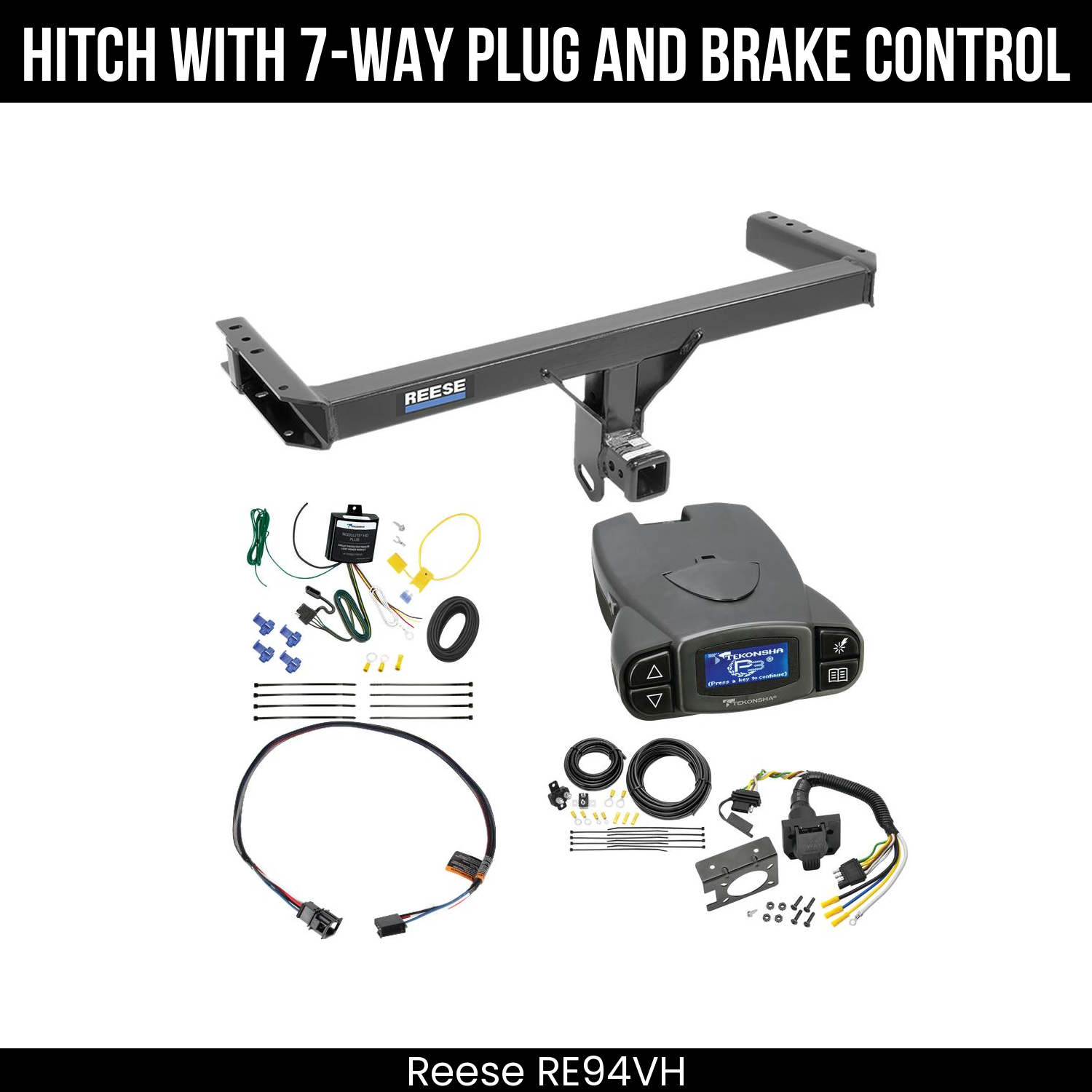 Trailer Hitch , 7-Way , Tekonsha Prodigy P3 Brake Control