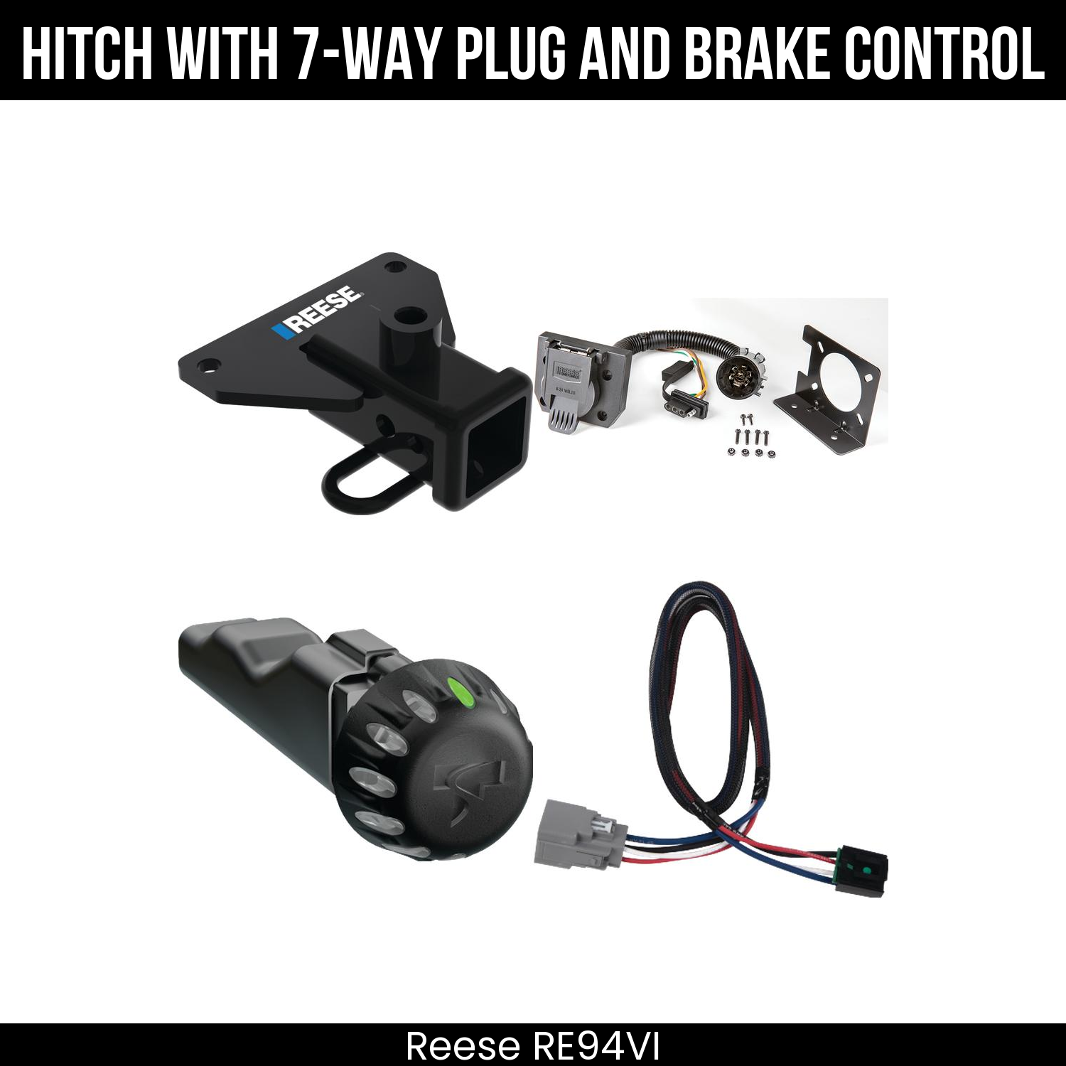 Trailer Hitch , 7-Way , Tekonsha Voyager iD Smart Brake Control