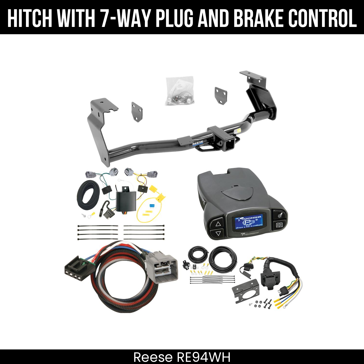Trailer Hitch , 7-Way , Tekonsha Prodigy P3 Brake Control