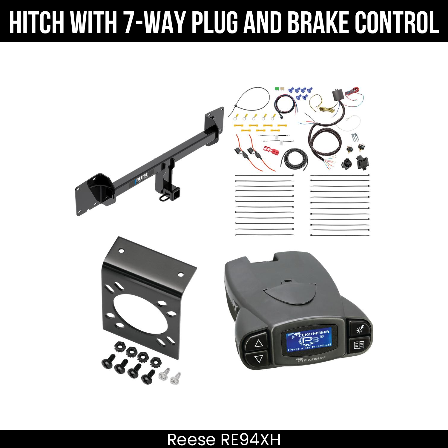 Trailer Hitch , 7-Way , Tekonsha Prodigy P3 Brake Control