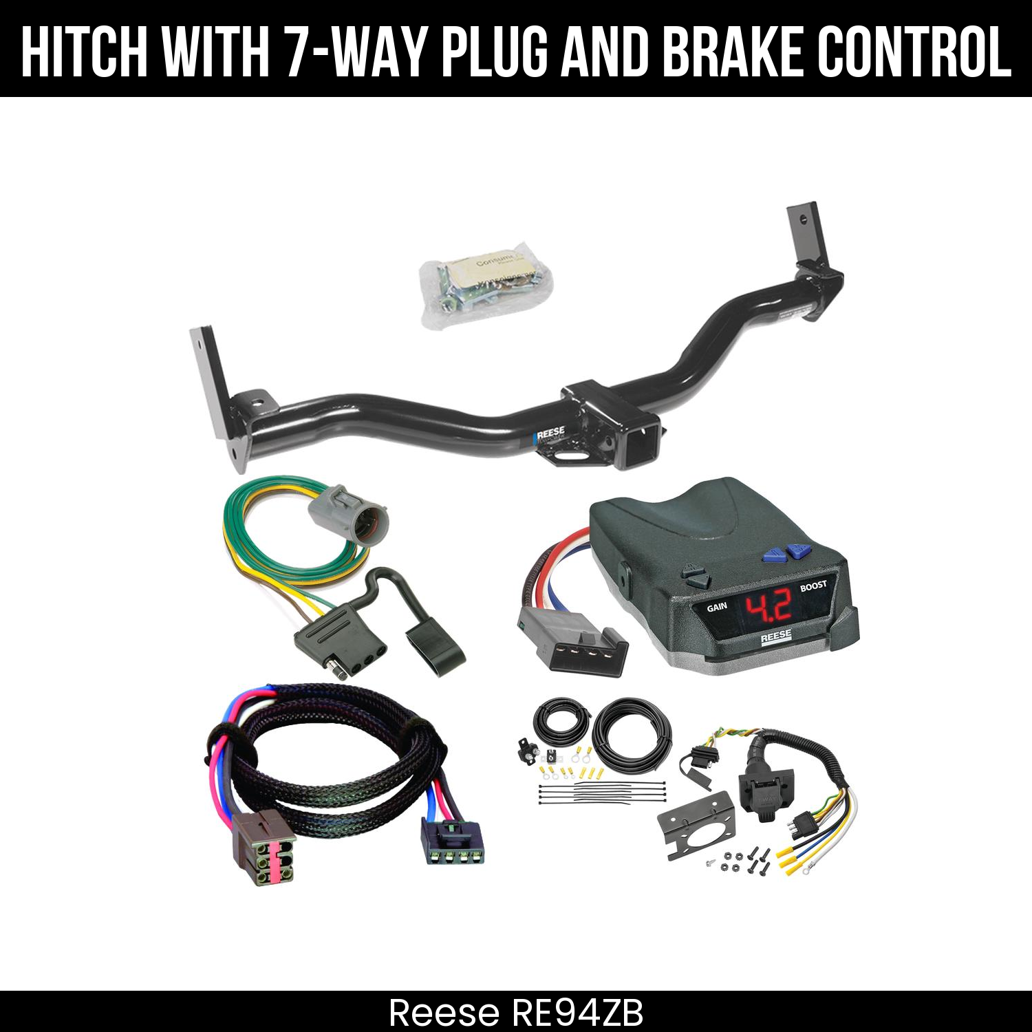 Trailer Hitch , 7-Way , Reese Brake EVN Control