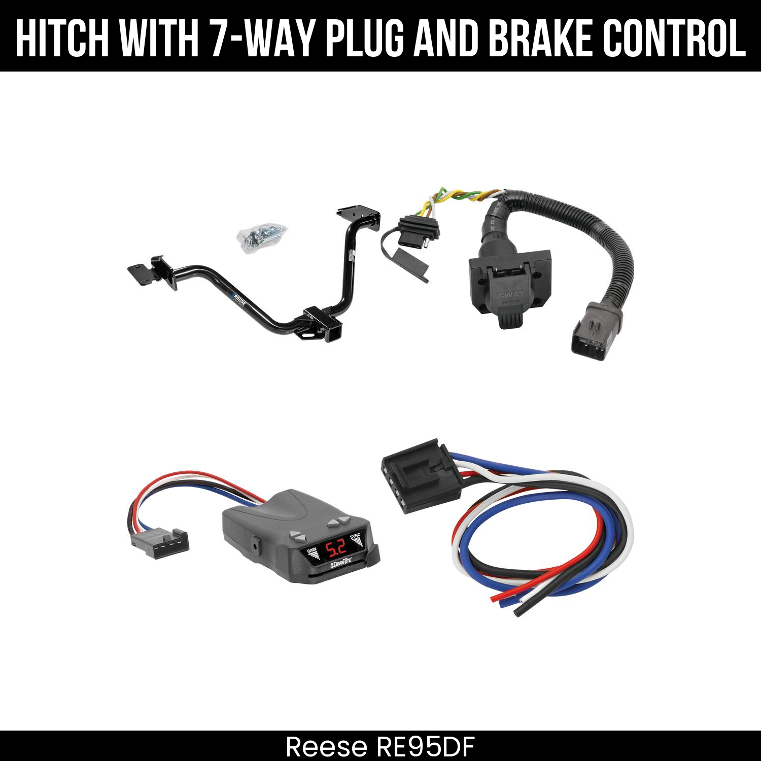 Trailer Hitch , 7-Way , Draw-Tite Activator IV Brake Control