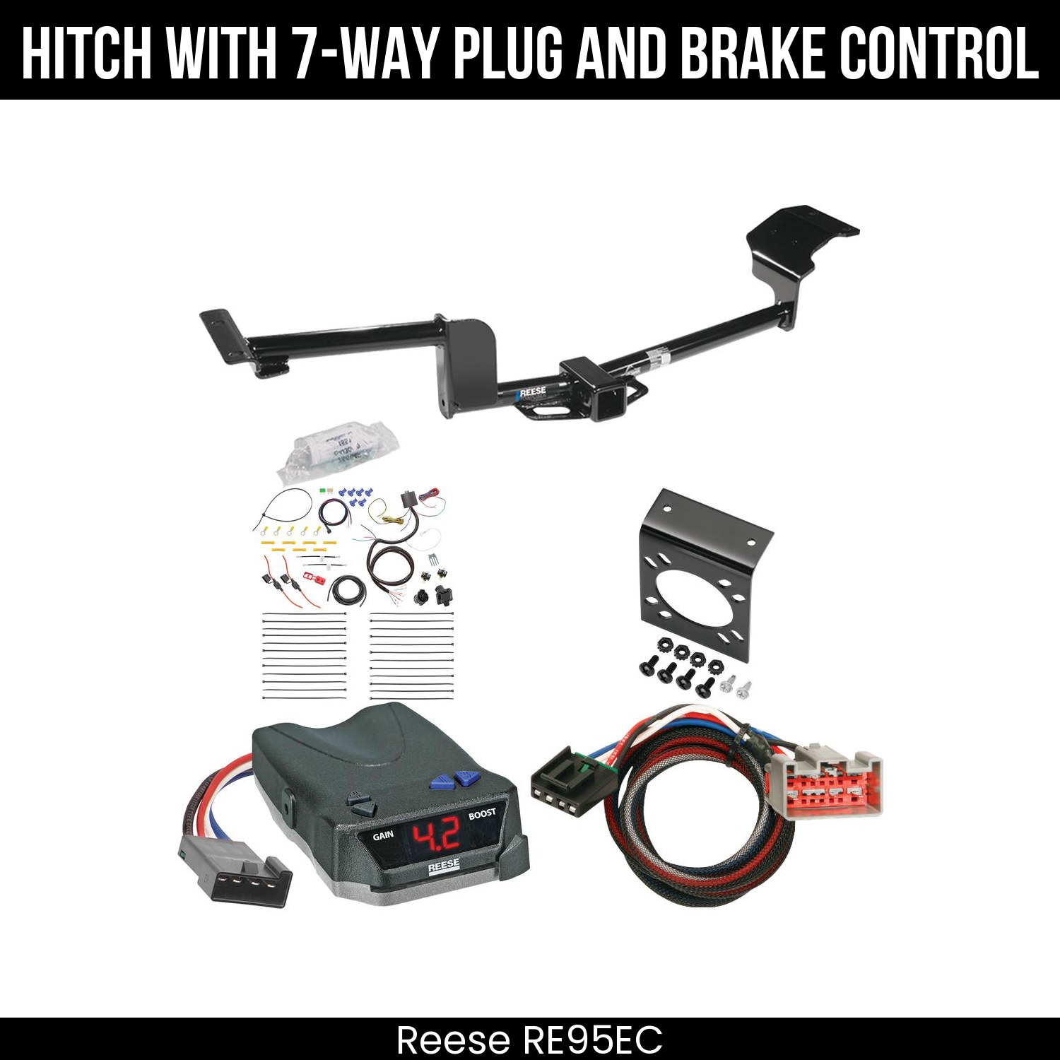 Trailer Hitch , 7-Way , Reese Brake EVN Control