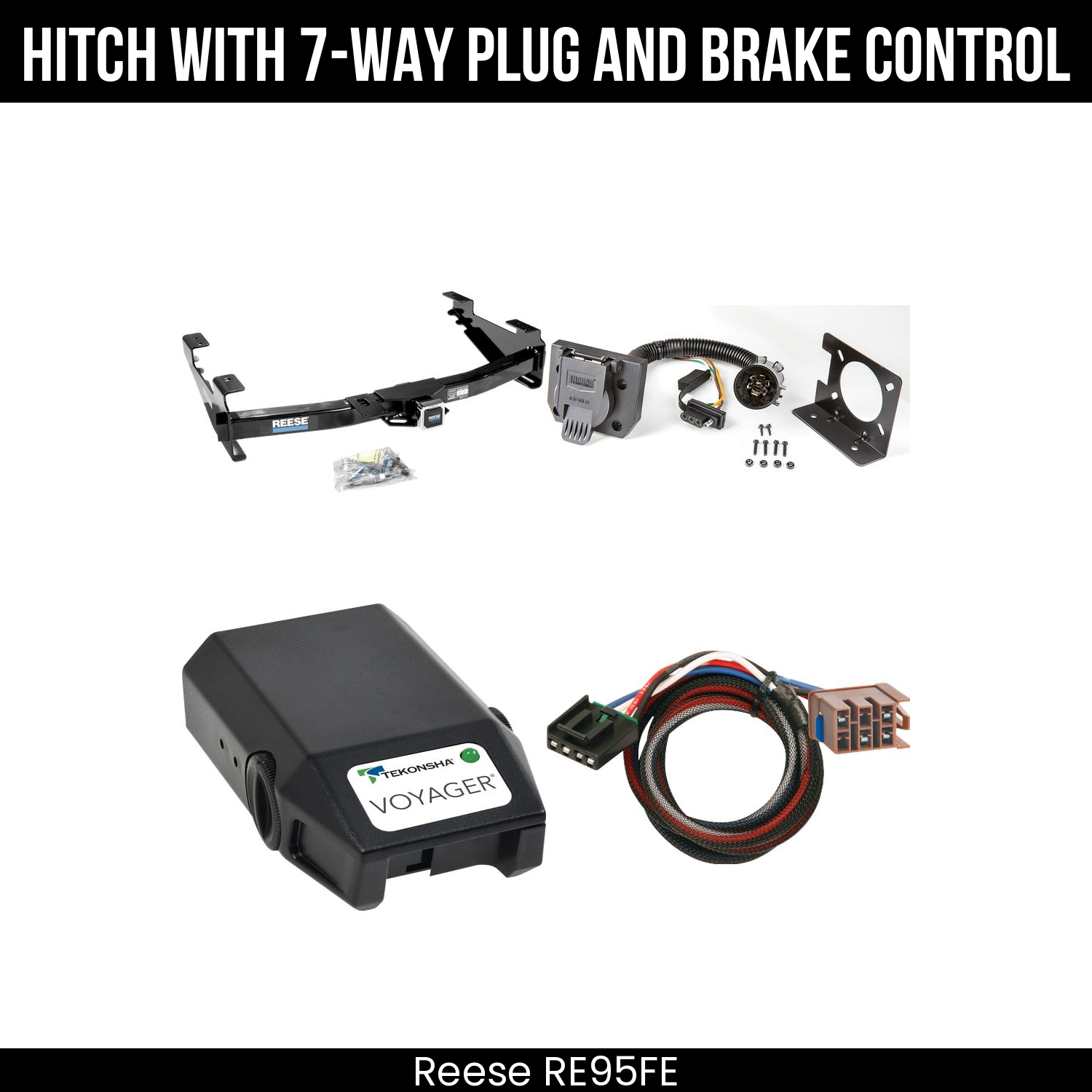 Trailer Hitch , 7-Way , Tekonsha Voyager Brake Control