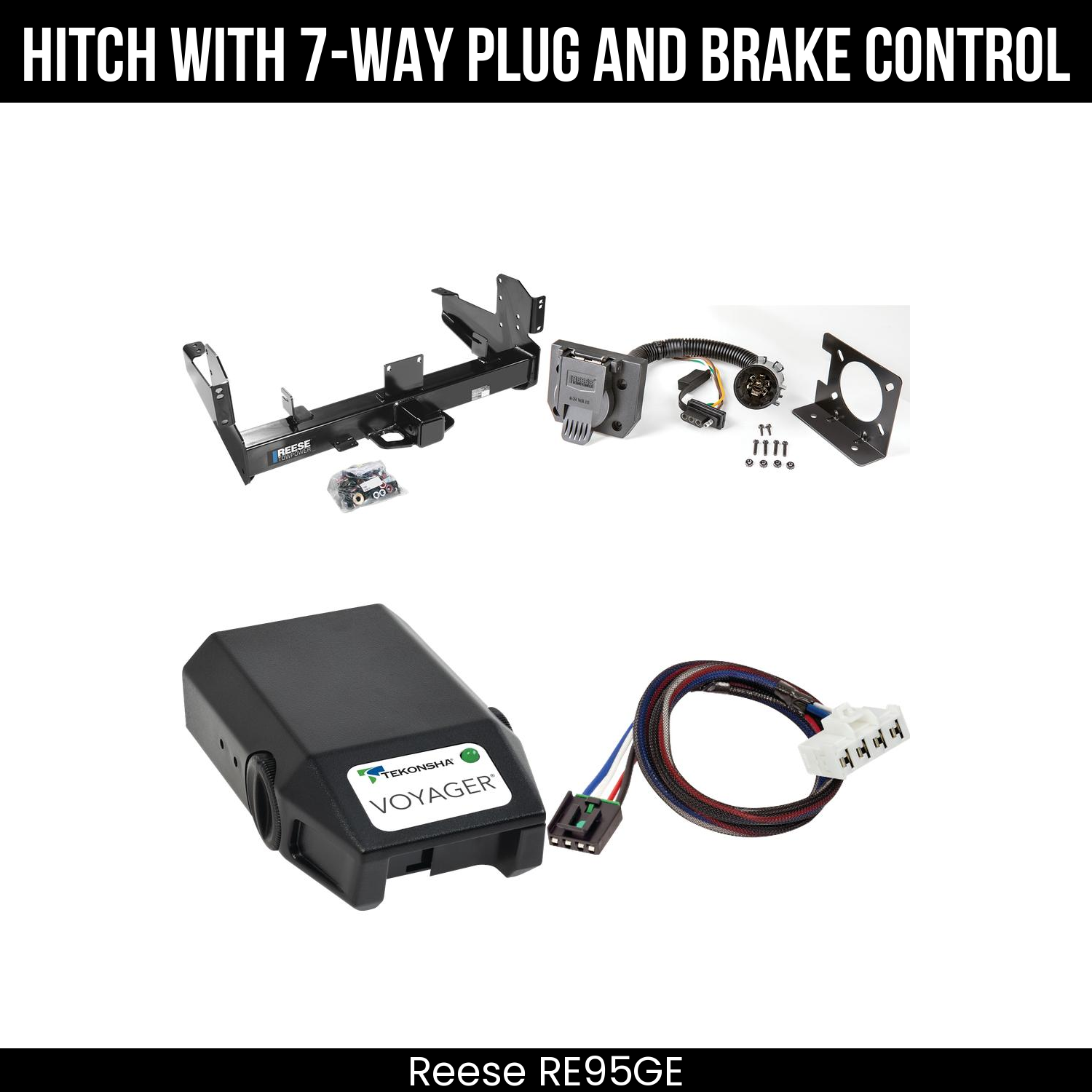 Trailer Hitch , 7-Way , Tekonsha Voyager Brake Control