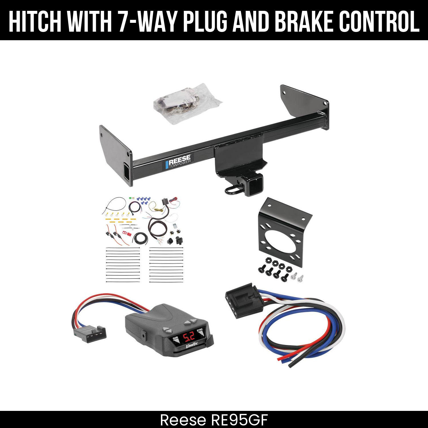 Trailer Hitch , 7-Way , Draw-Tite Activator IV Brake Control